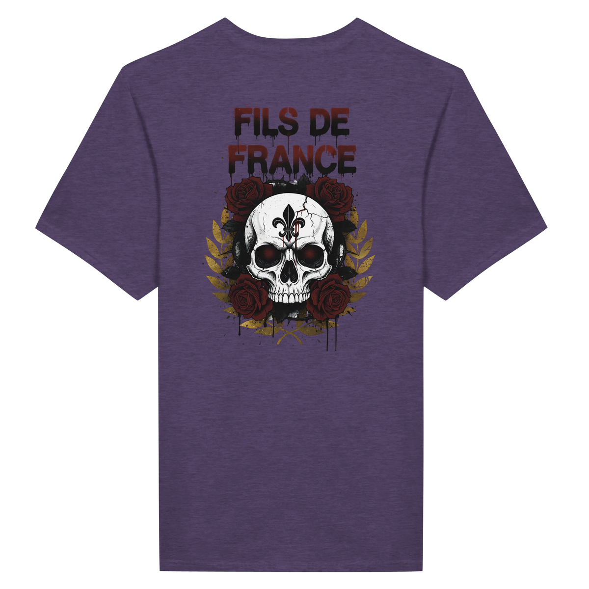 T-Shirt Homme Fils de France - Premium Coton Doux Impression Haute Définition