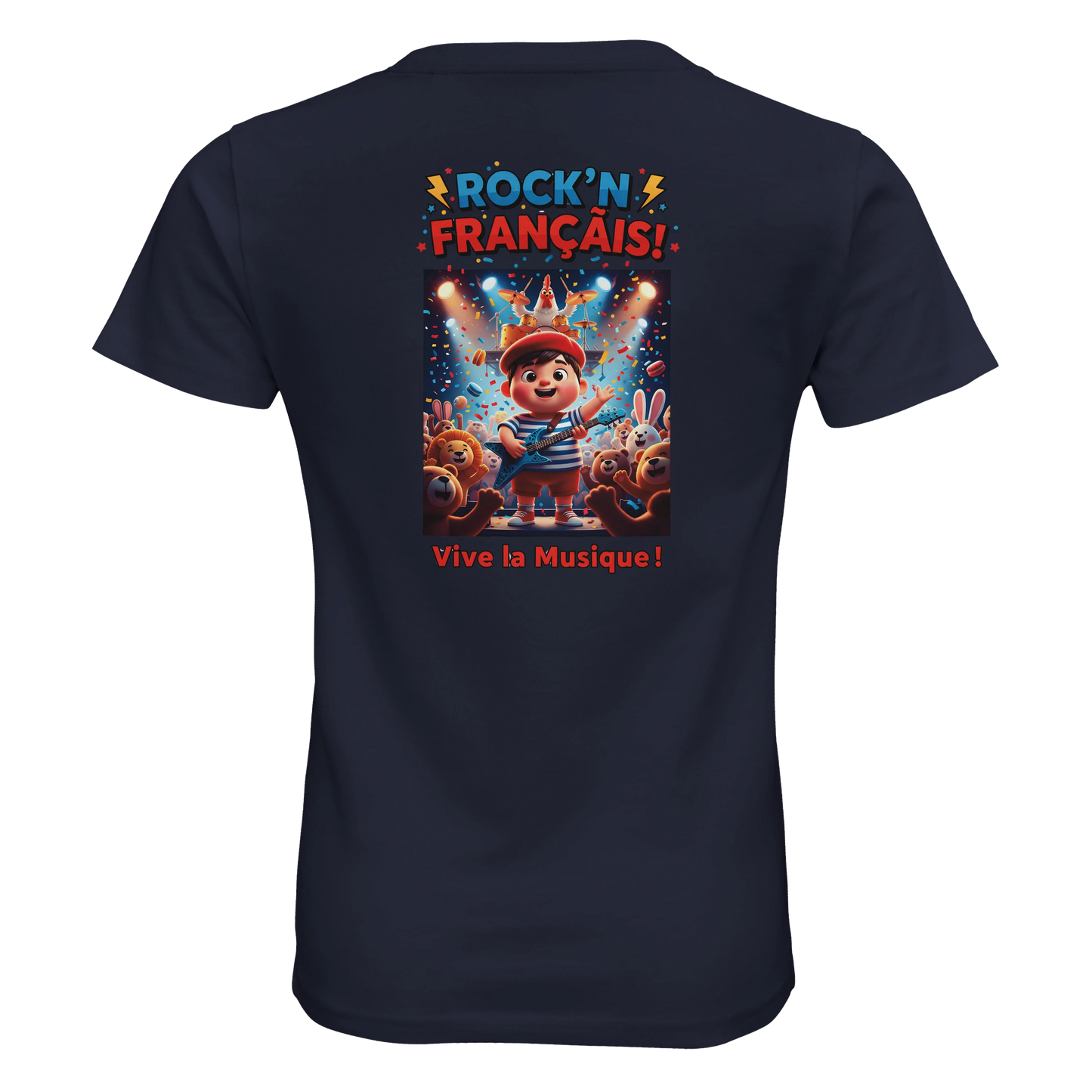 T-shirt Garçon Rock'n Français – Coton Bio Confortable