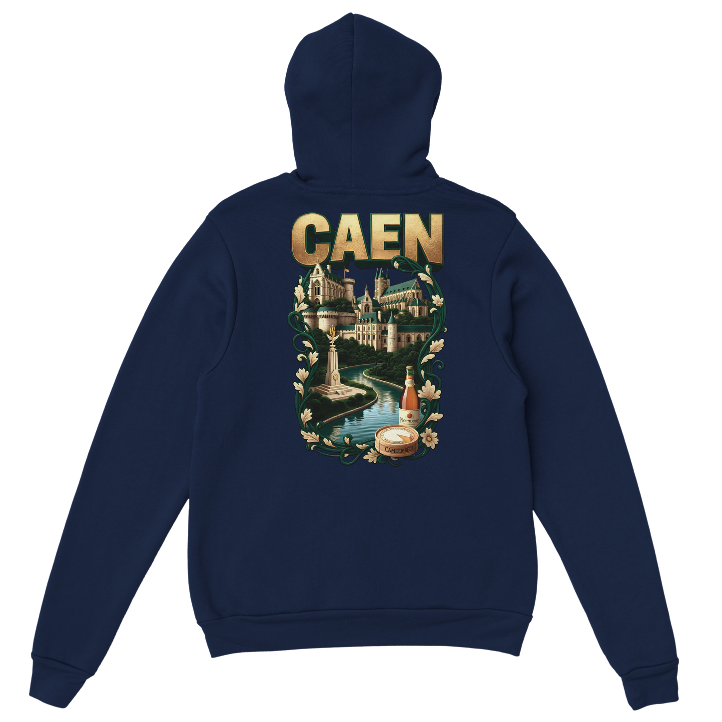 Sweat à capuche Caen - Ville de France - Unisexe Premium