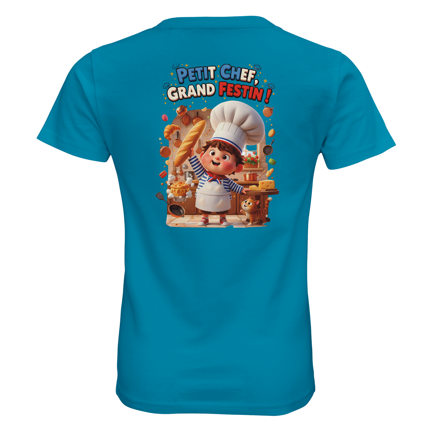 T-Shirt Petit Chef Grand Festin – 100% Coton Bio