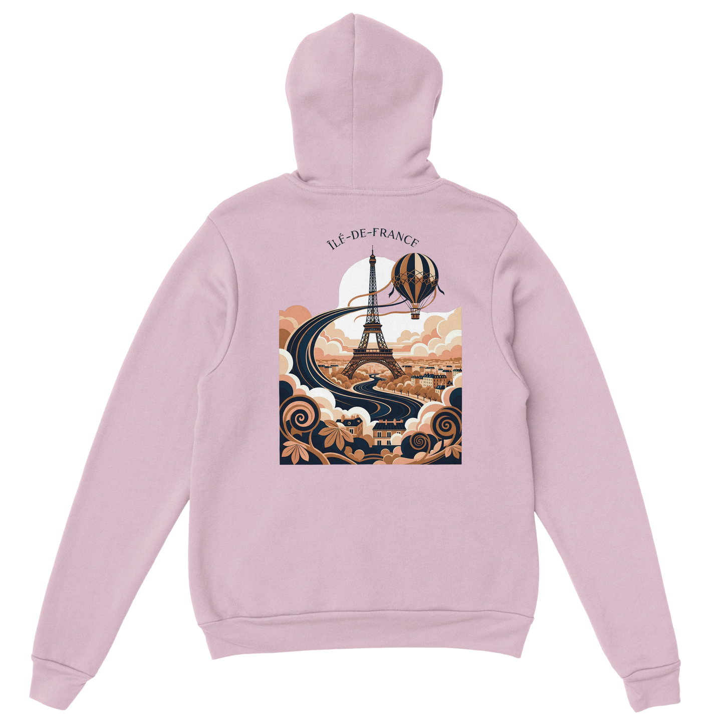 Sweat à Capuche Unisexe Île-de-France – Confort et Style Premium