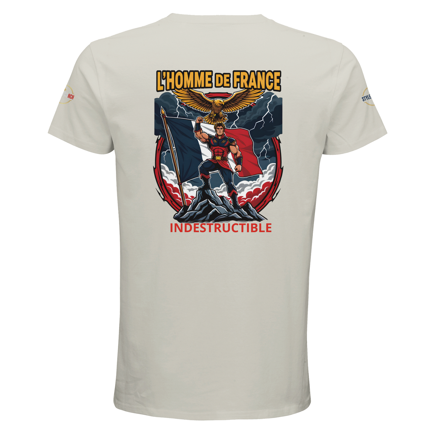 T-Shirt Homme de France – Coton Bio Premium à Col Rond