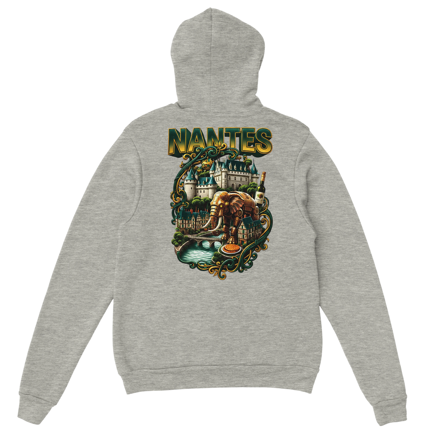 Sweat à capuche unisexe Nantes – Confort premium et style urbain