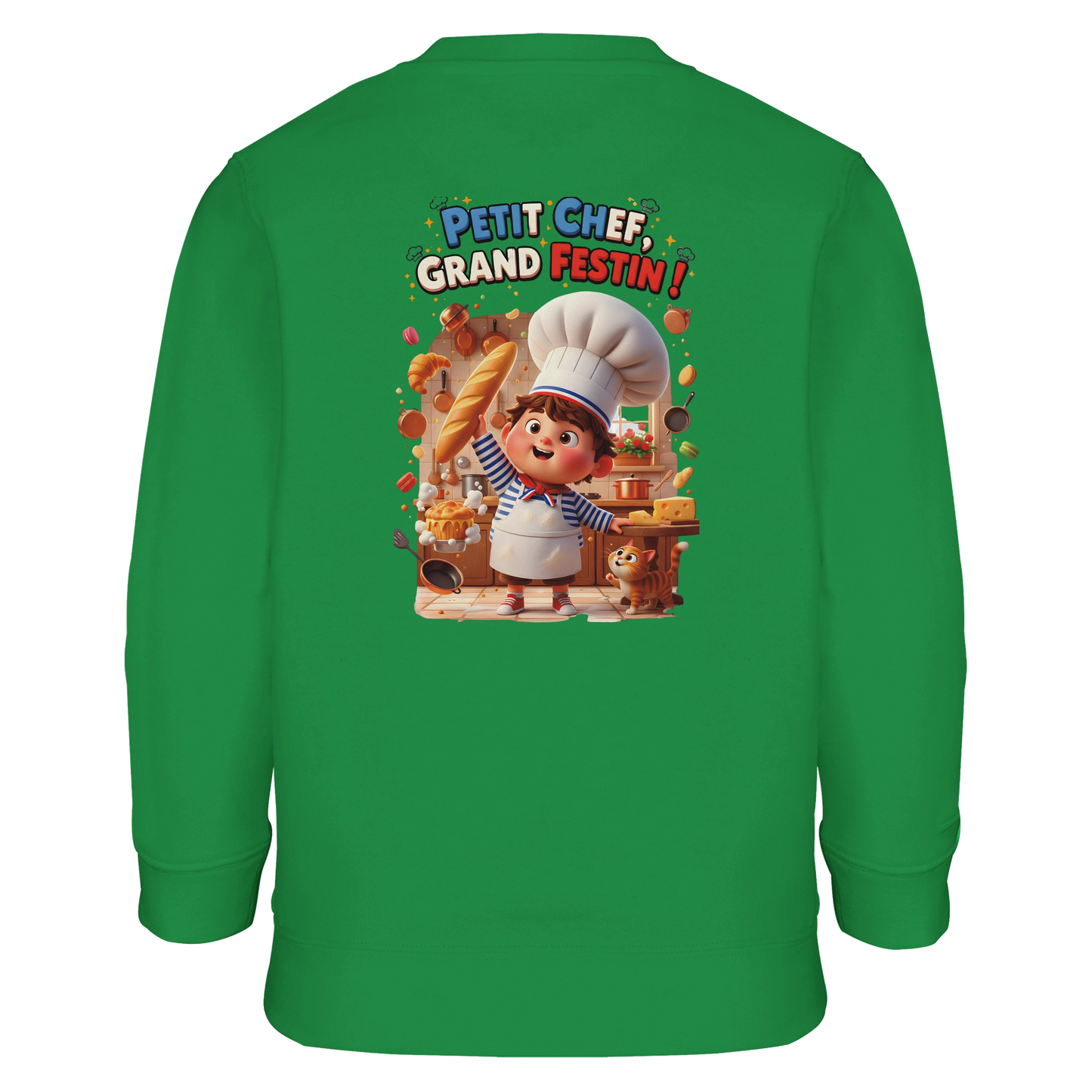 Petit Chef Grand Festin Sweat-shirt Enfant – Sweat Éco-responsable Confortable