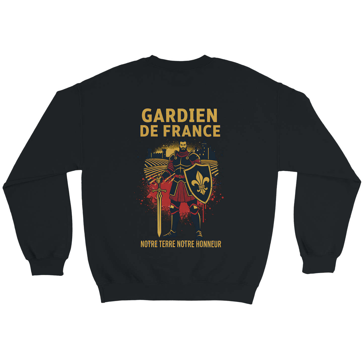 Sweat-shirt Homme Gardien de France - Premium French Heritage Apparel