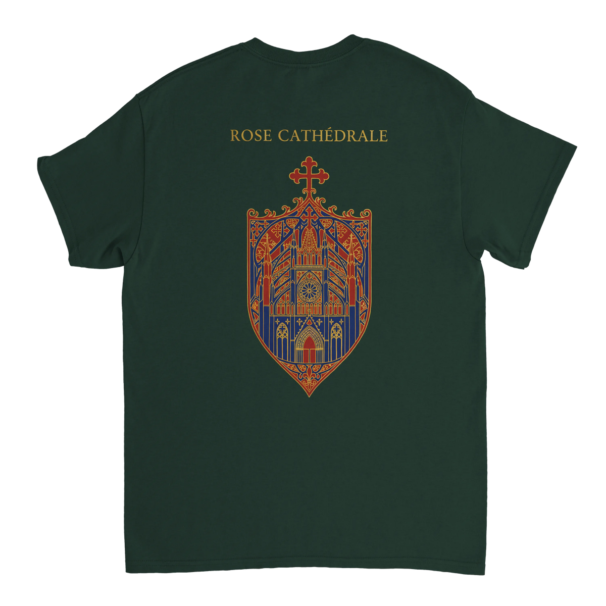 T-Shirt Femme Rose Cathédrale | Gildan 5000 Coton Épais
