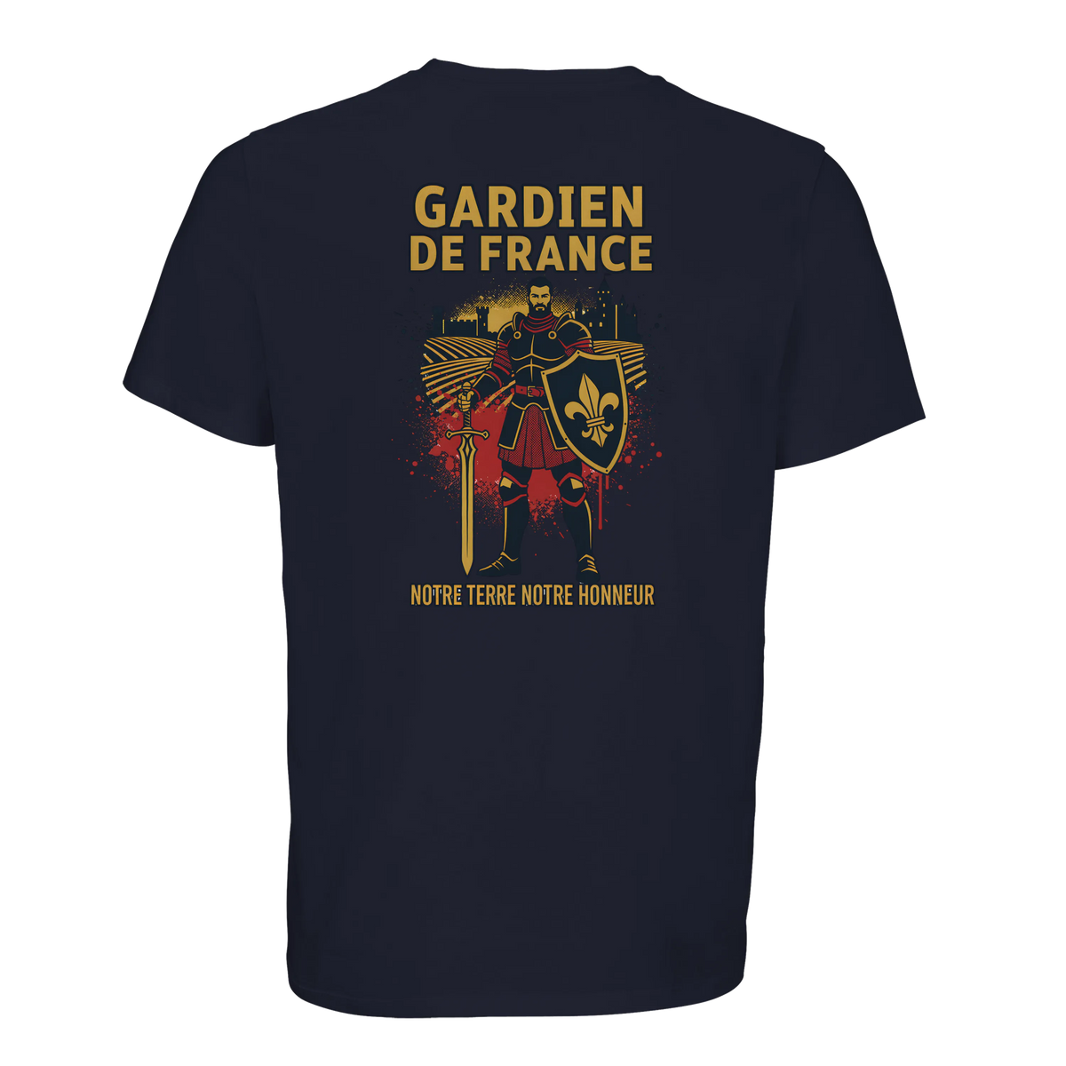 T-Shirt für Herren Frankreich Torwart Baumwolle in Bio-Umstellung | SOL'S Legend 03981