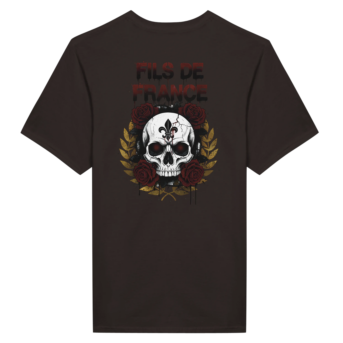 T-Shirt Homme Fils de France - Premium Coton Doux Impression Haute Définition