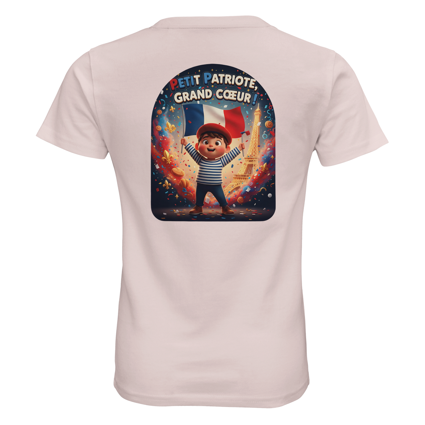 T-shirt Garçon Petit Patriote - Coton Bio Premium