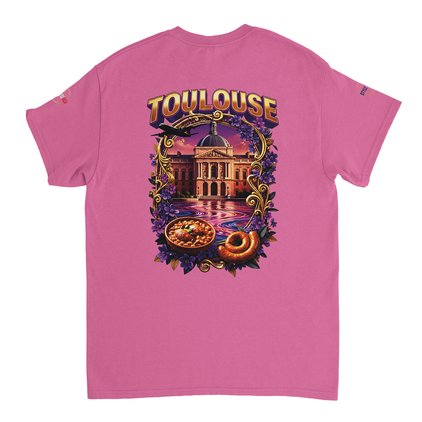 T-Shirt Unisexe Toulouse France – T-Shirt en Coton Premium à Coupe Classique