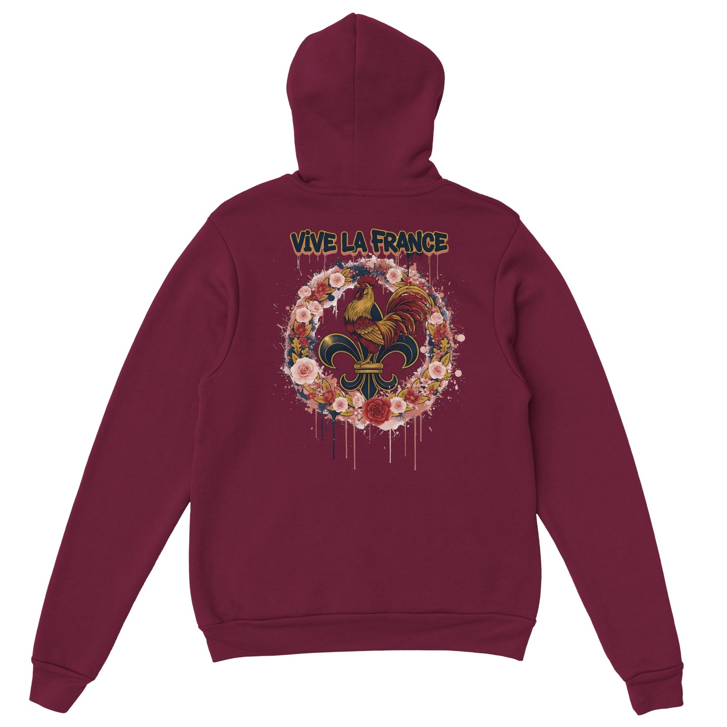Sweat à capuche femme  Vive la France – Hoodie Premium Confortable et Résistant