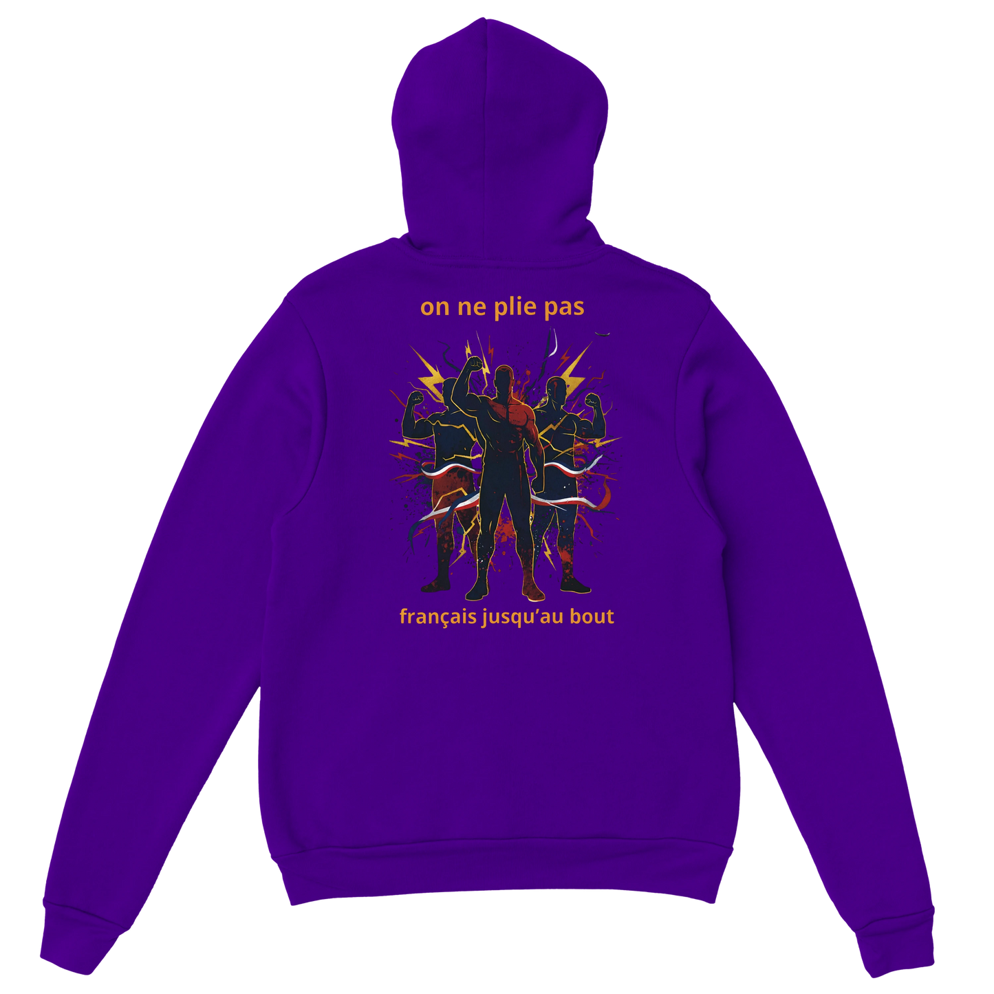 Sweat à capuche homme - Français jusqu'au bout - Confort premium
