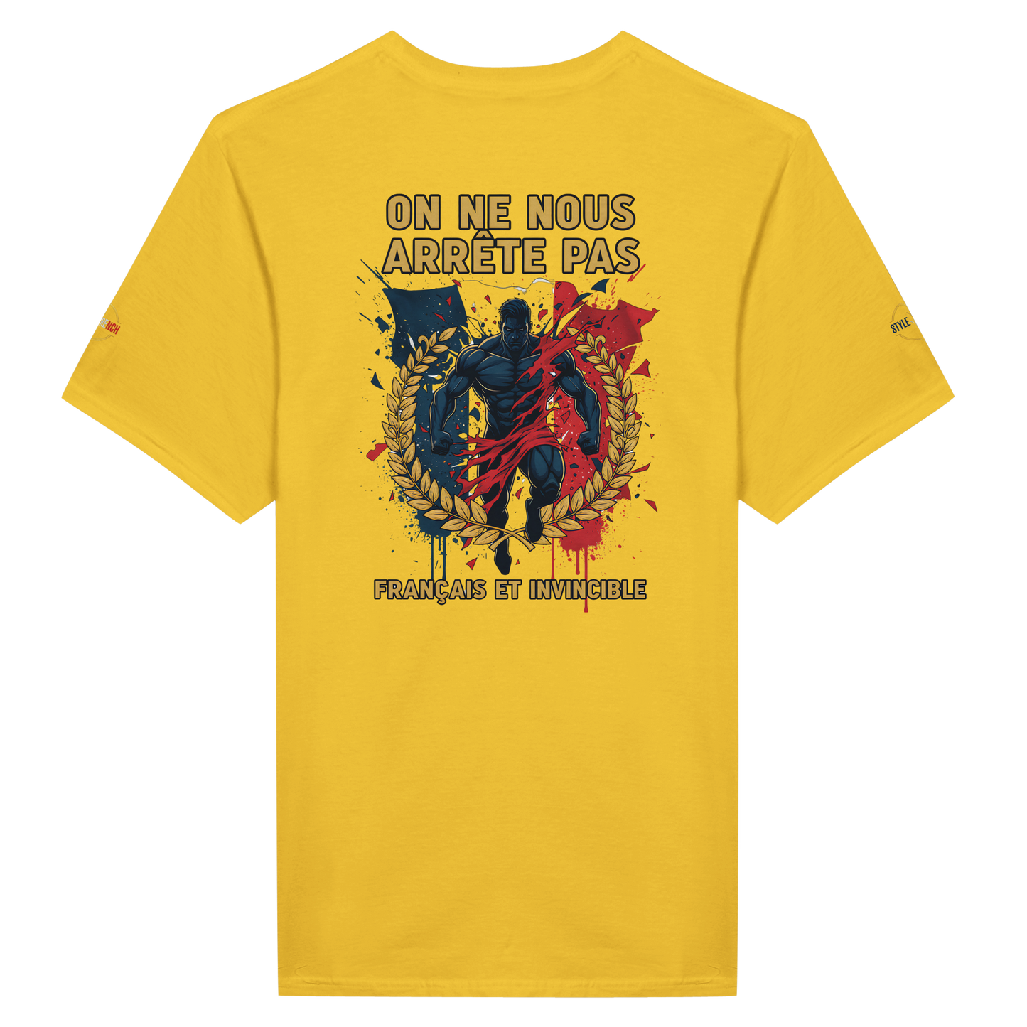T-shirt Homme 'On  nous arrête pas' – Coton Premium Confort