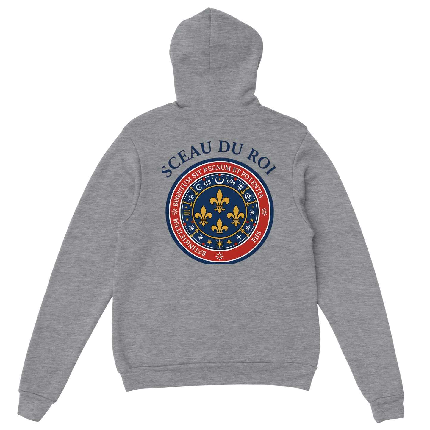 Sweat à capuche Le Sceau du Roi pour homme – Hoodie premium en coton mélangé