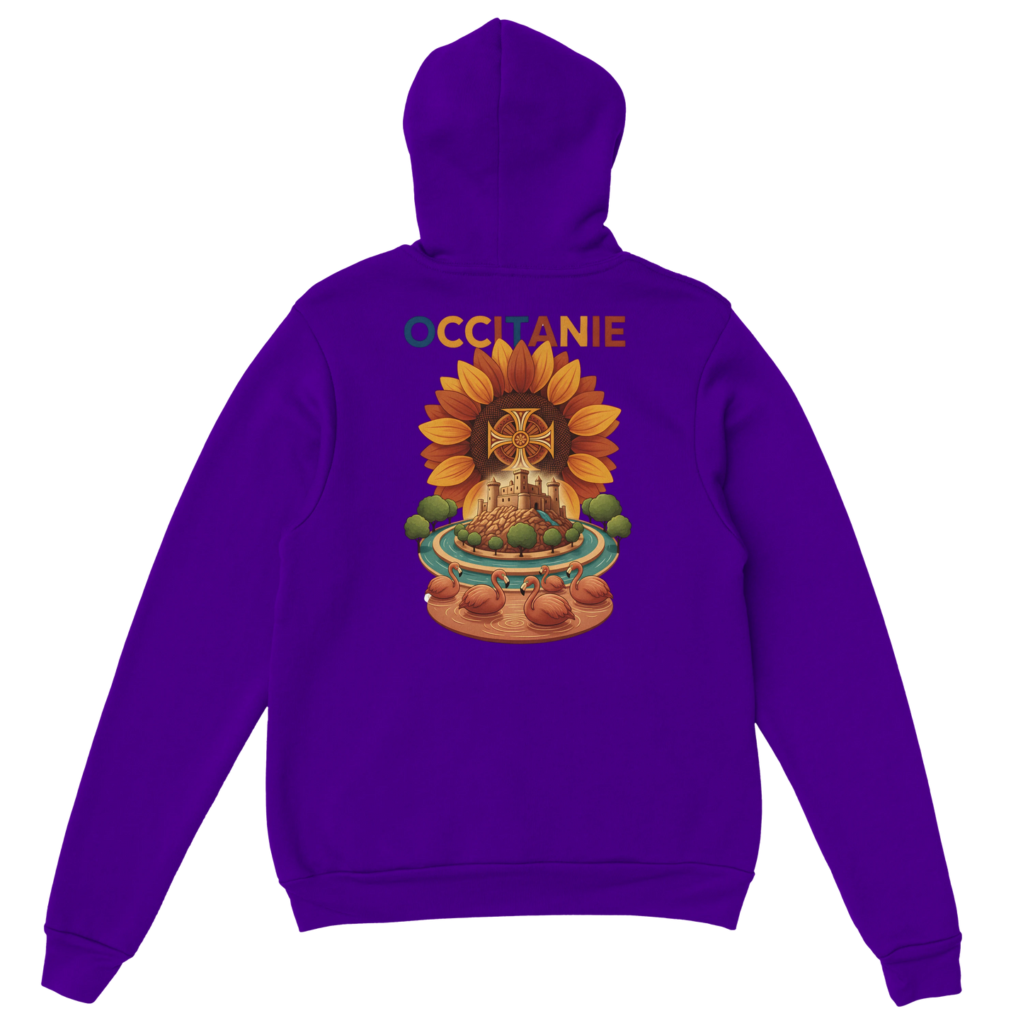 Sweat à Capuche Unisexe Occitanie – Hoodie Confortable et Résistant