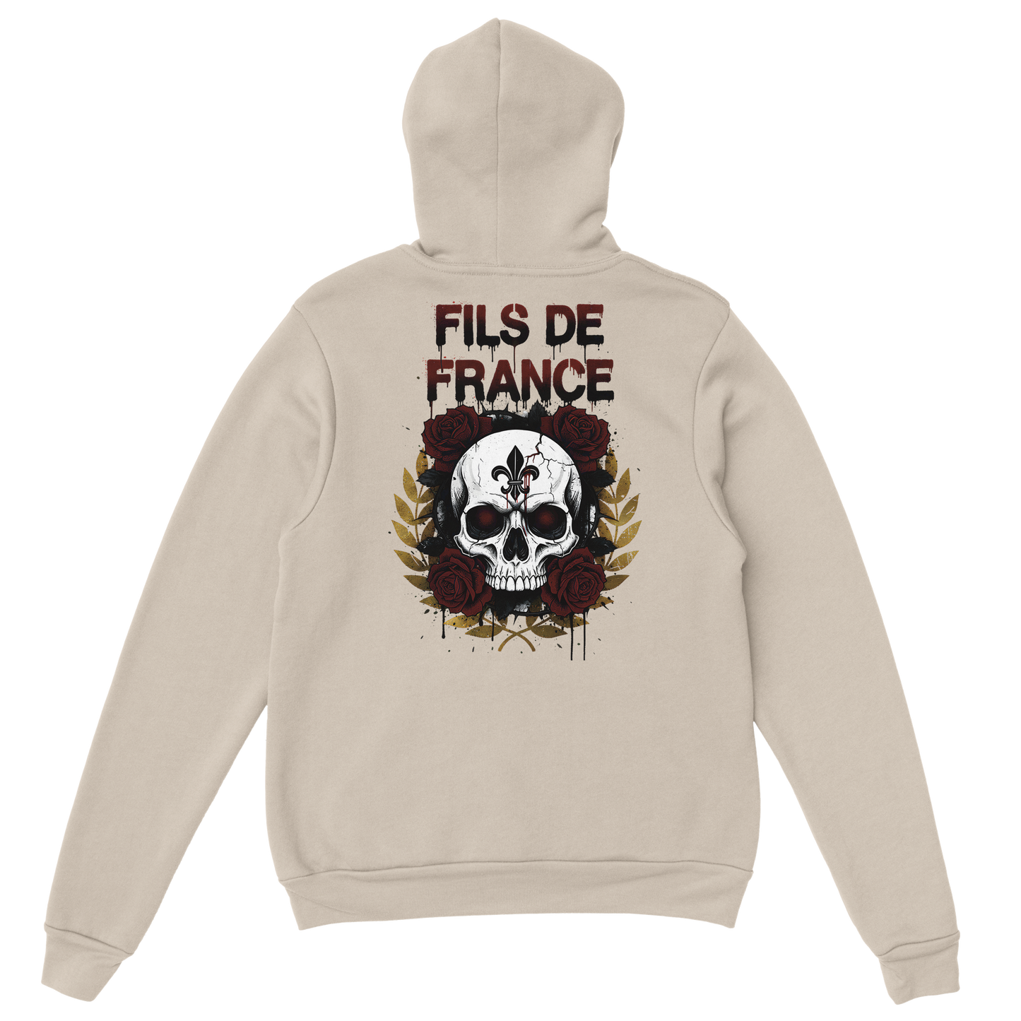 Sweat à capuche homme Fils de France – Hoodie premium en coton mélangé