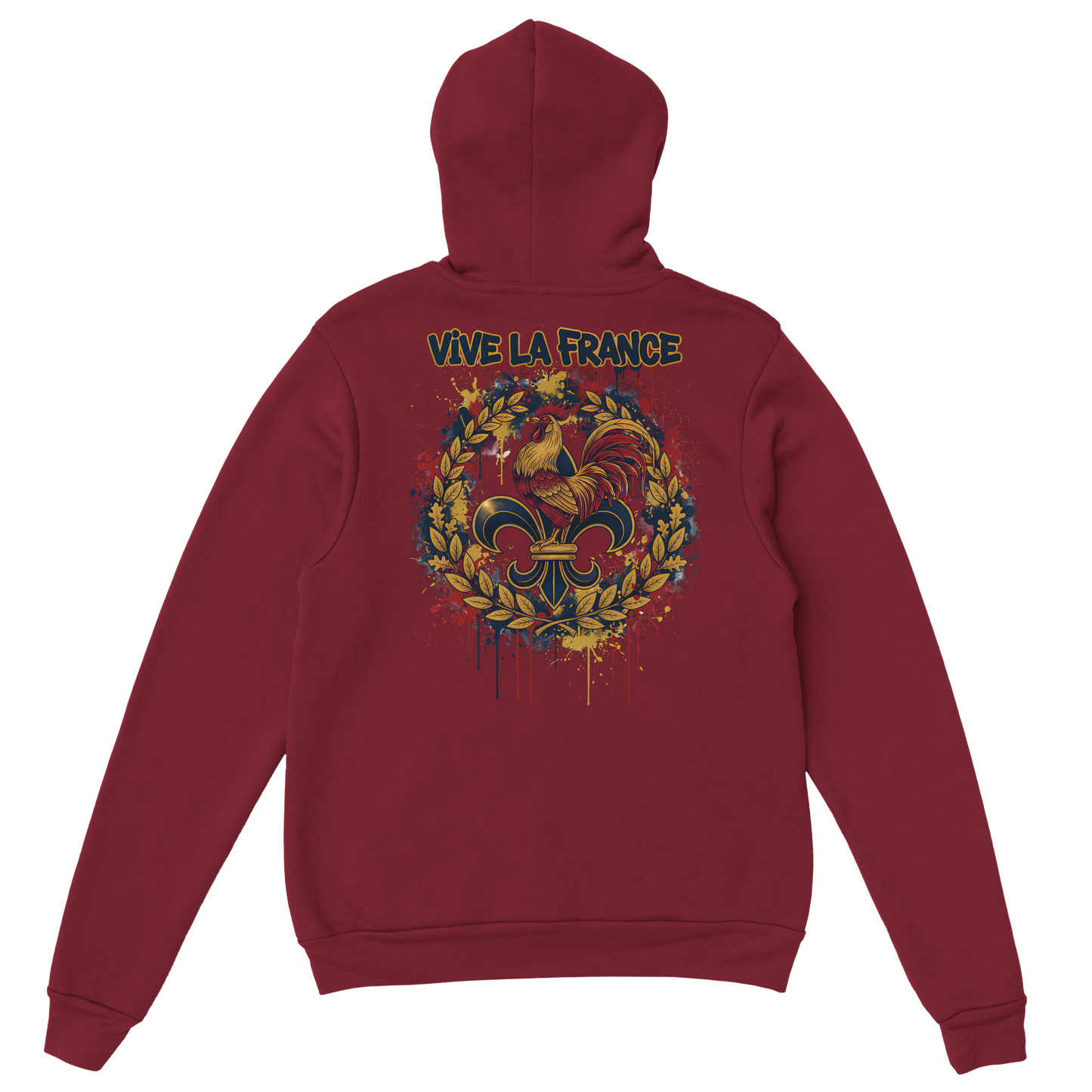 Sweat à Capuche Homme Vive la France – Confort et Style Tricolore