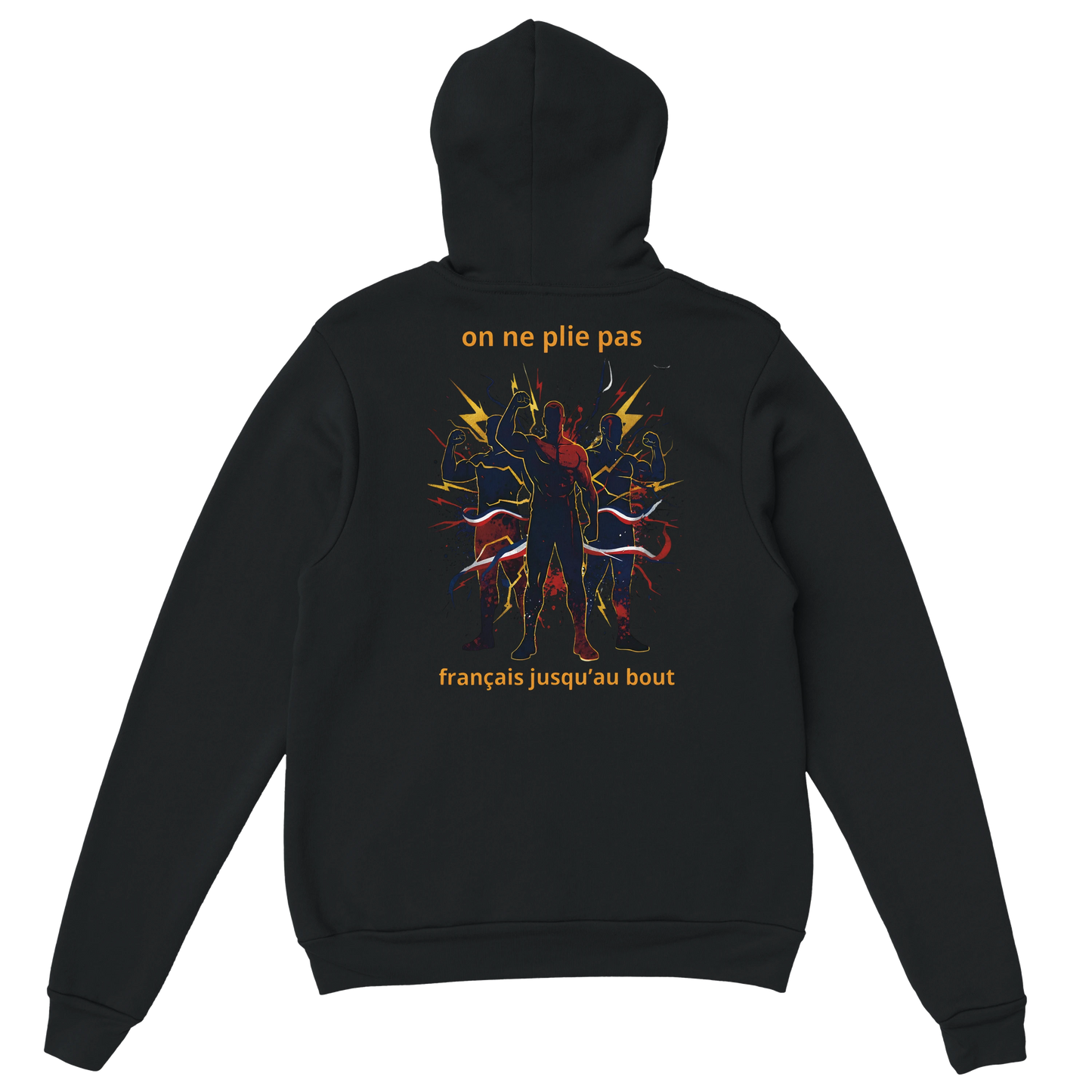 Sweat à capuche homme - Français jusqu'au bout - Confort premium