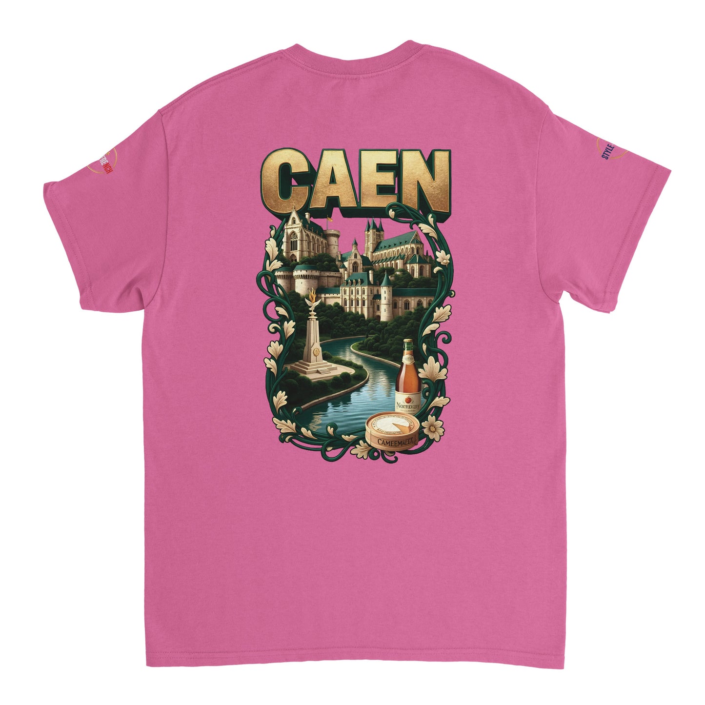 T-shirt Unisexe Caen - Ville de France - Design Classique en Coton