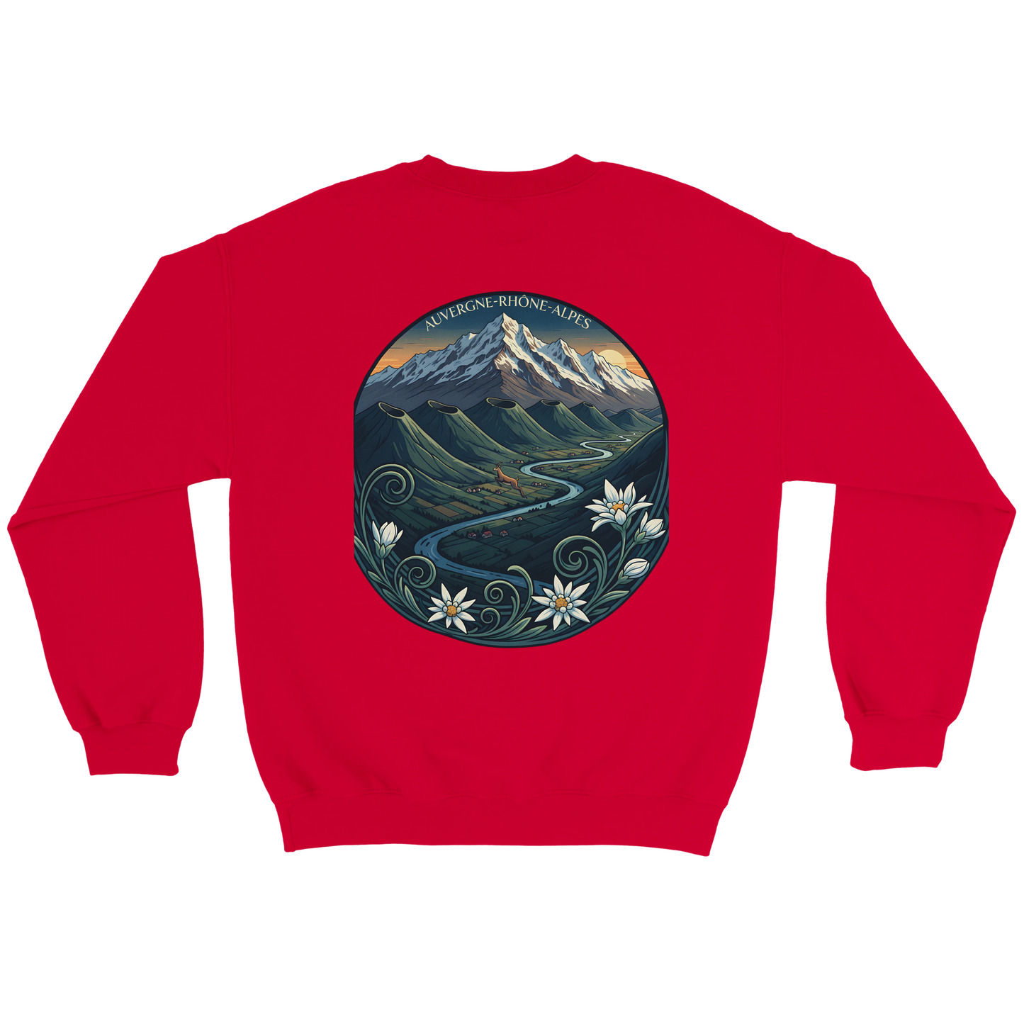 Sweat-shirt Unisexe Auvergne-Rhône-Alpes – Confort Classique