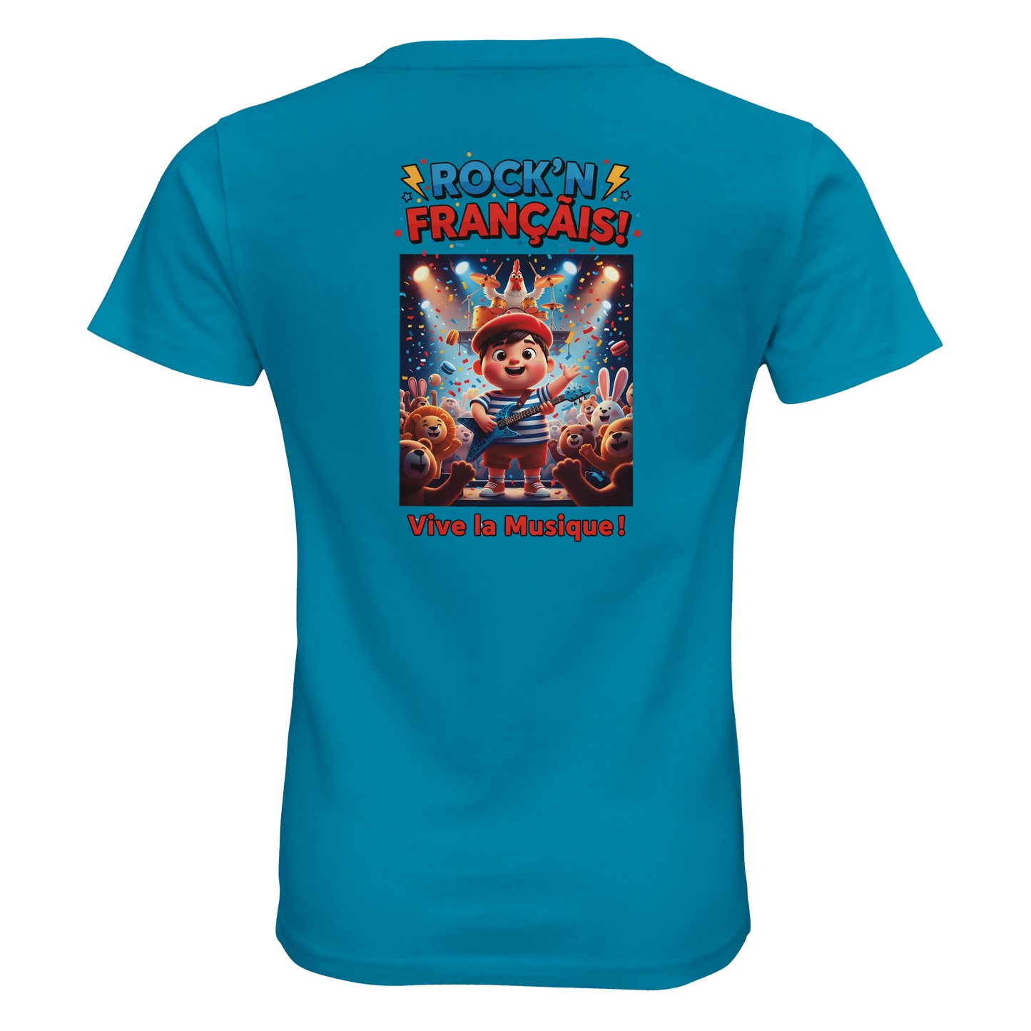 T-shirt Garçon Rock'n Français – Coton Bio Confortable