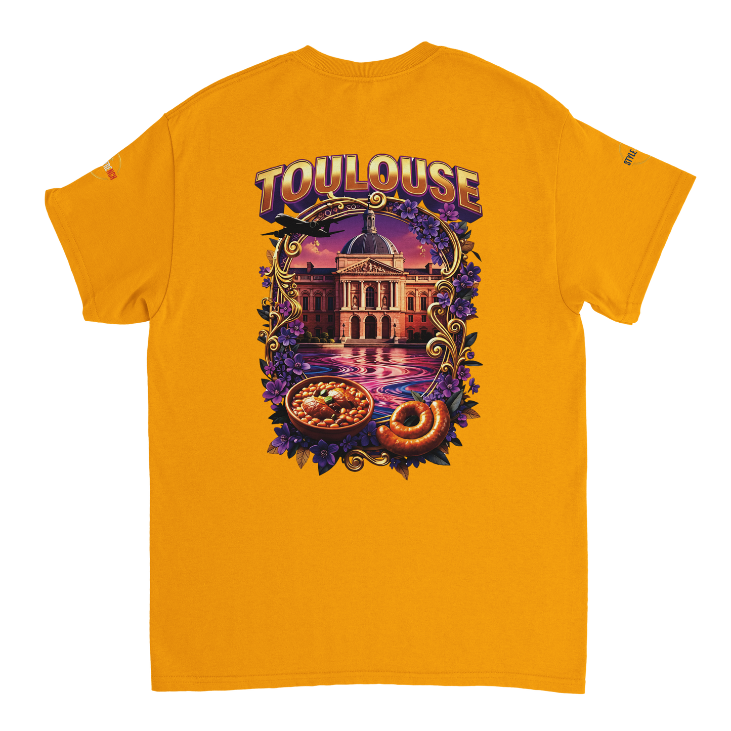 T-Shirt Unisexe Toulouse France – T-Shirt en Coton Premium à Coupe Classique