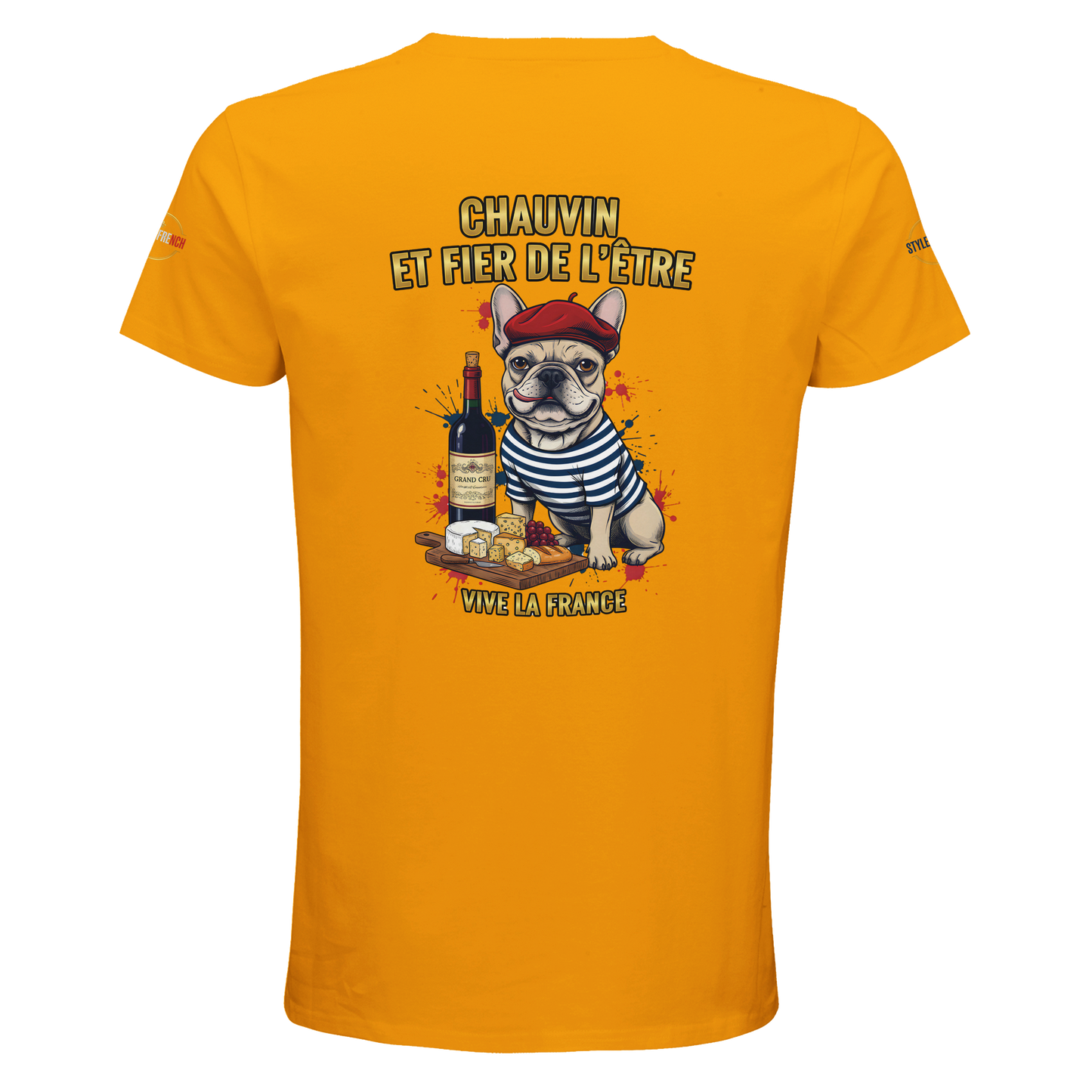 T-shirt Homme Chauvin et Fier de l'Être - 100% Coton Bio