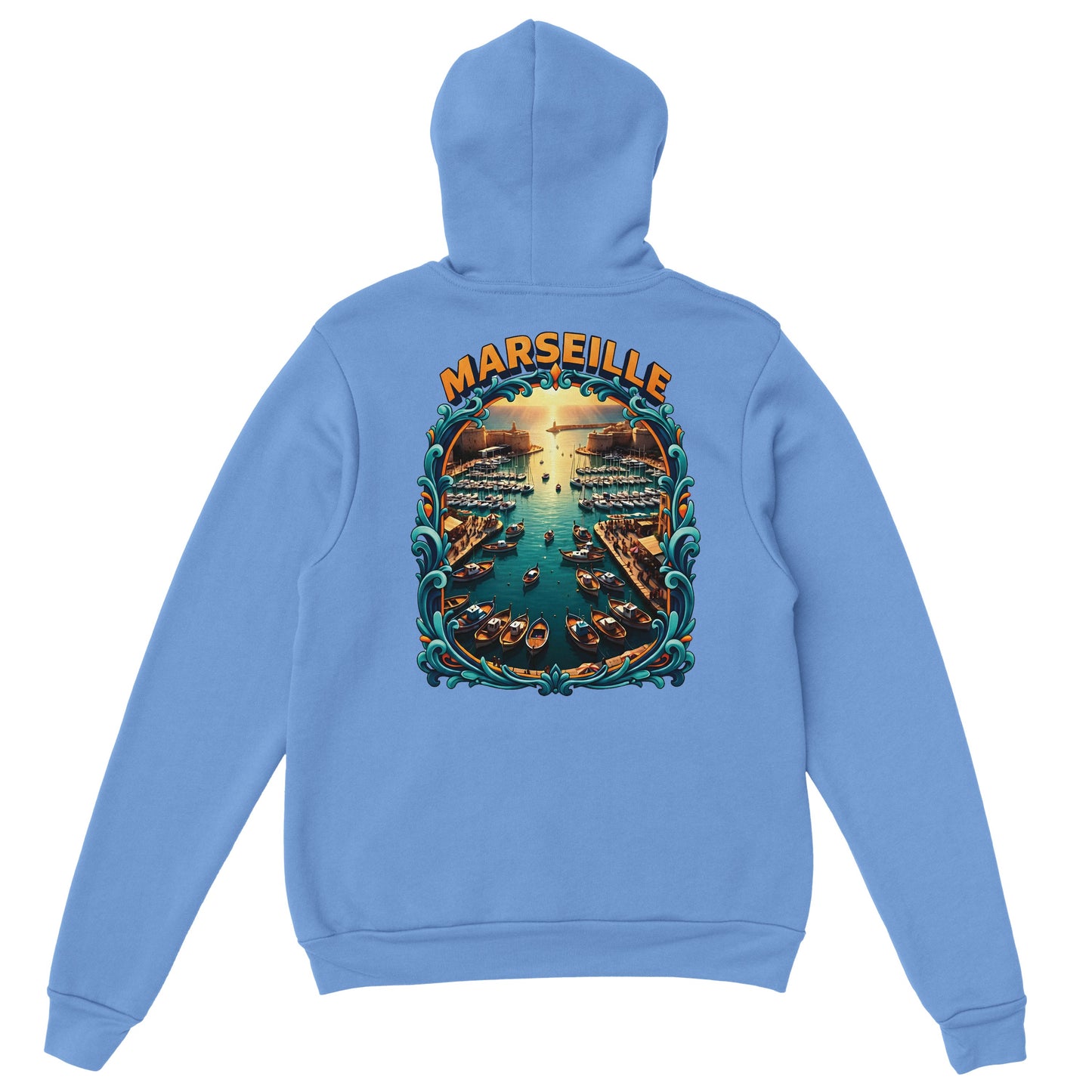 Sweat à capuche unisexe Marseille – Hoodie premium en coton mélangé