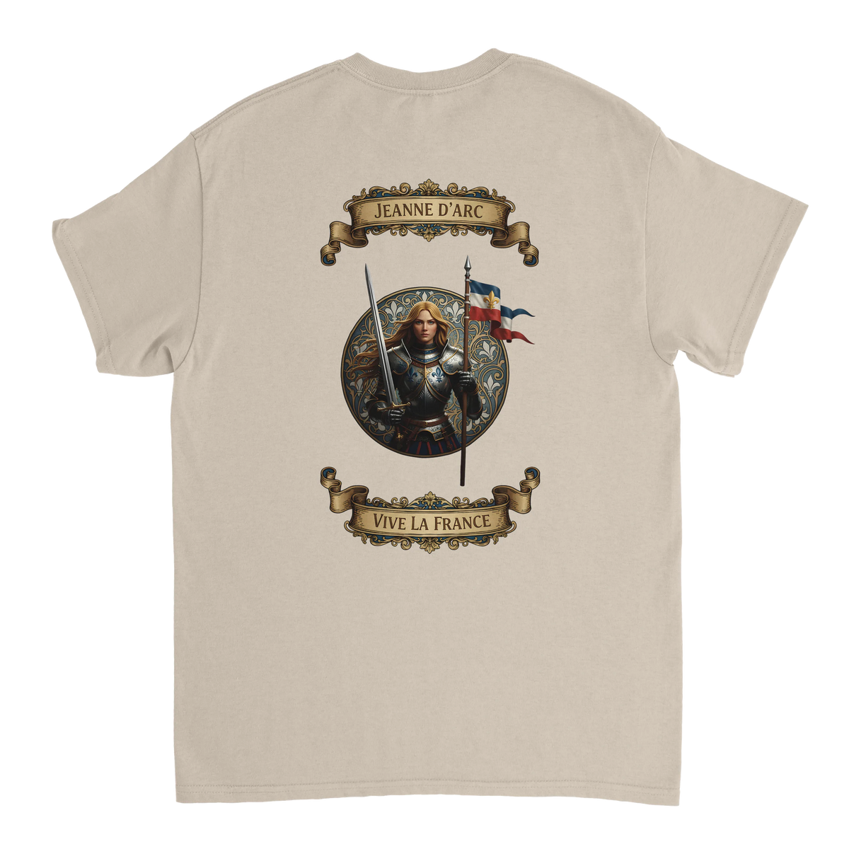 T-shirt Femme Jeanne d'Arc - Symbole Iconique en Coton Premium