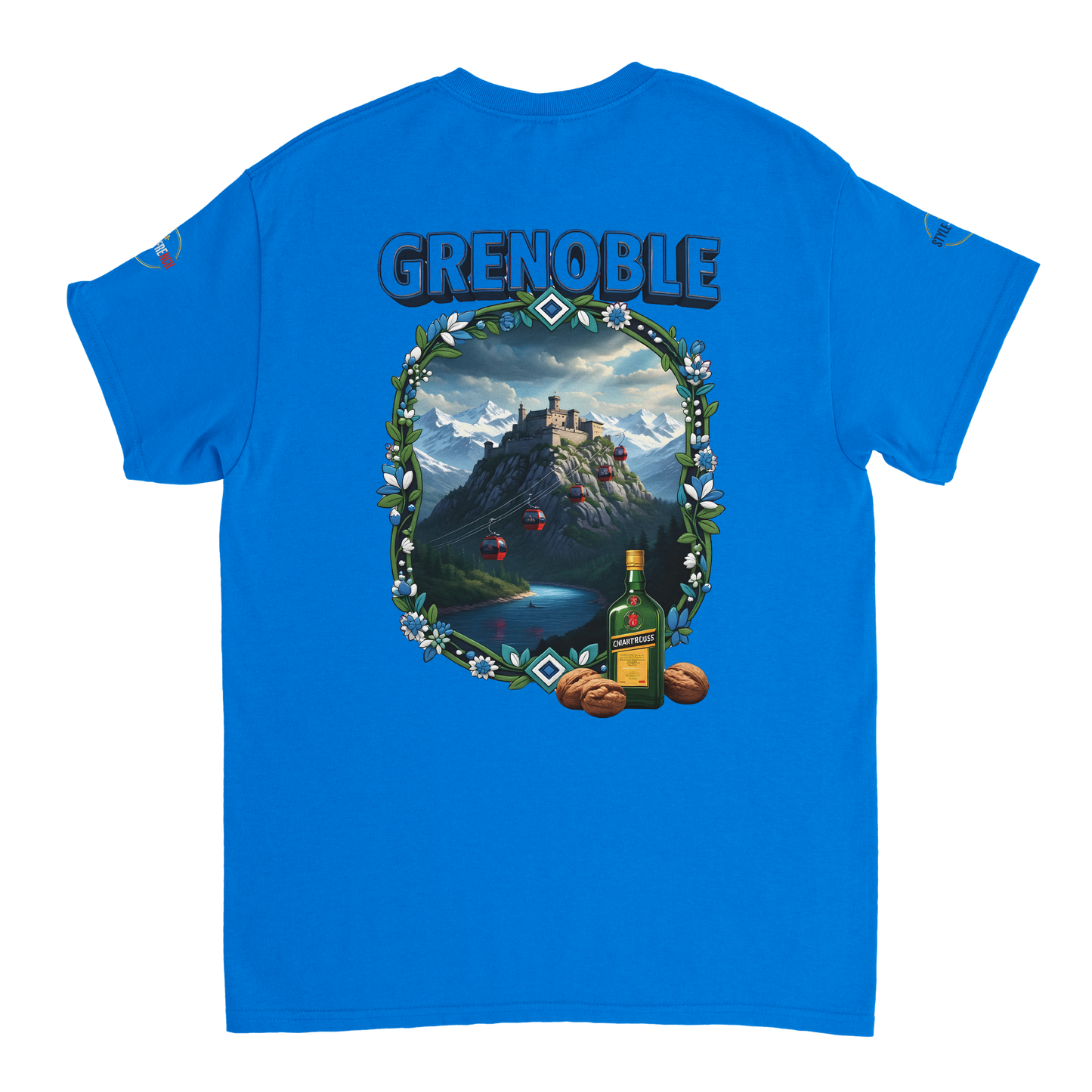 T-shirt Unisexe Grenoble - Ville de France - Coton Premium