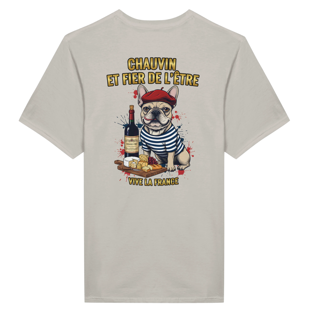 T-shirt Homme Chauvin et Fier de l'Être - Classique Ras du Cou Gildan 64000