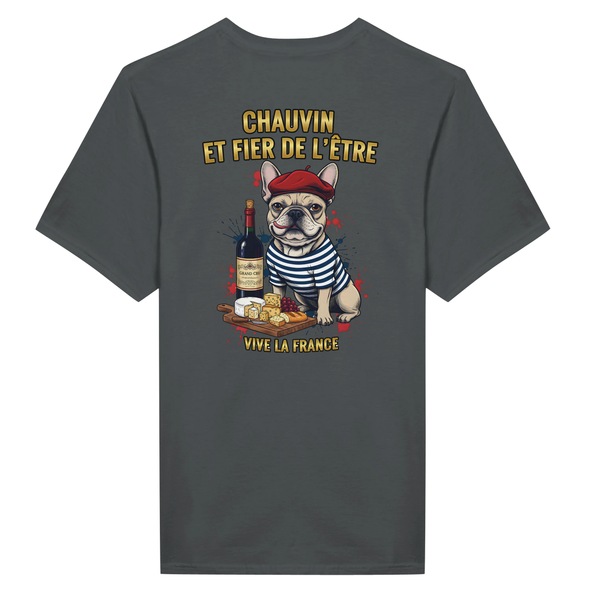 T-shirt Homme Chauvin et Fier de l'Être - Classique Ras du Cou Gildan 64000