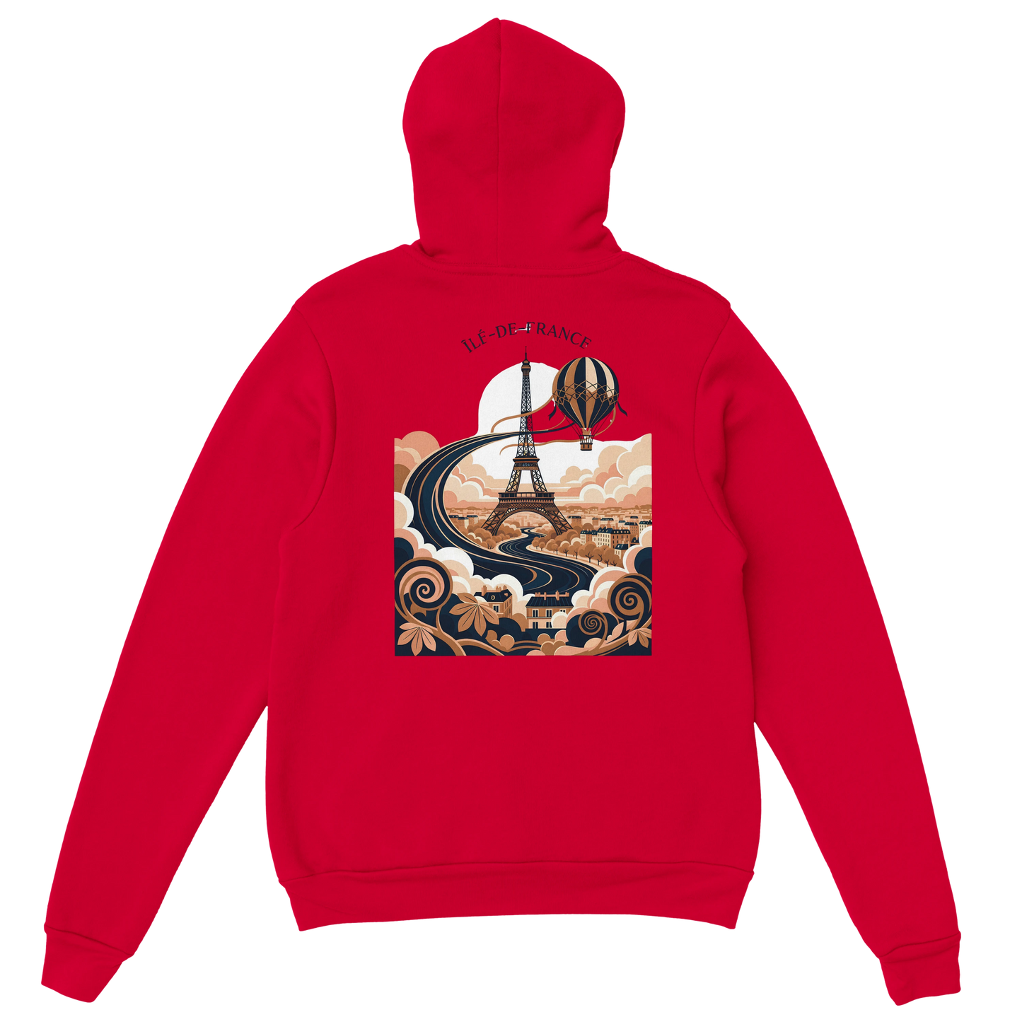 Sweat à Capuche Unisexe Île-de-France – Confort et Style Premium