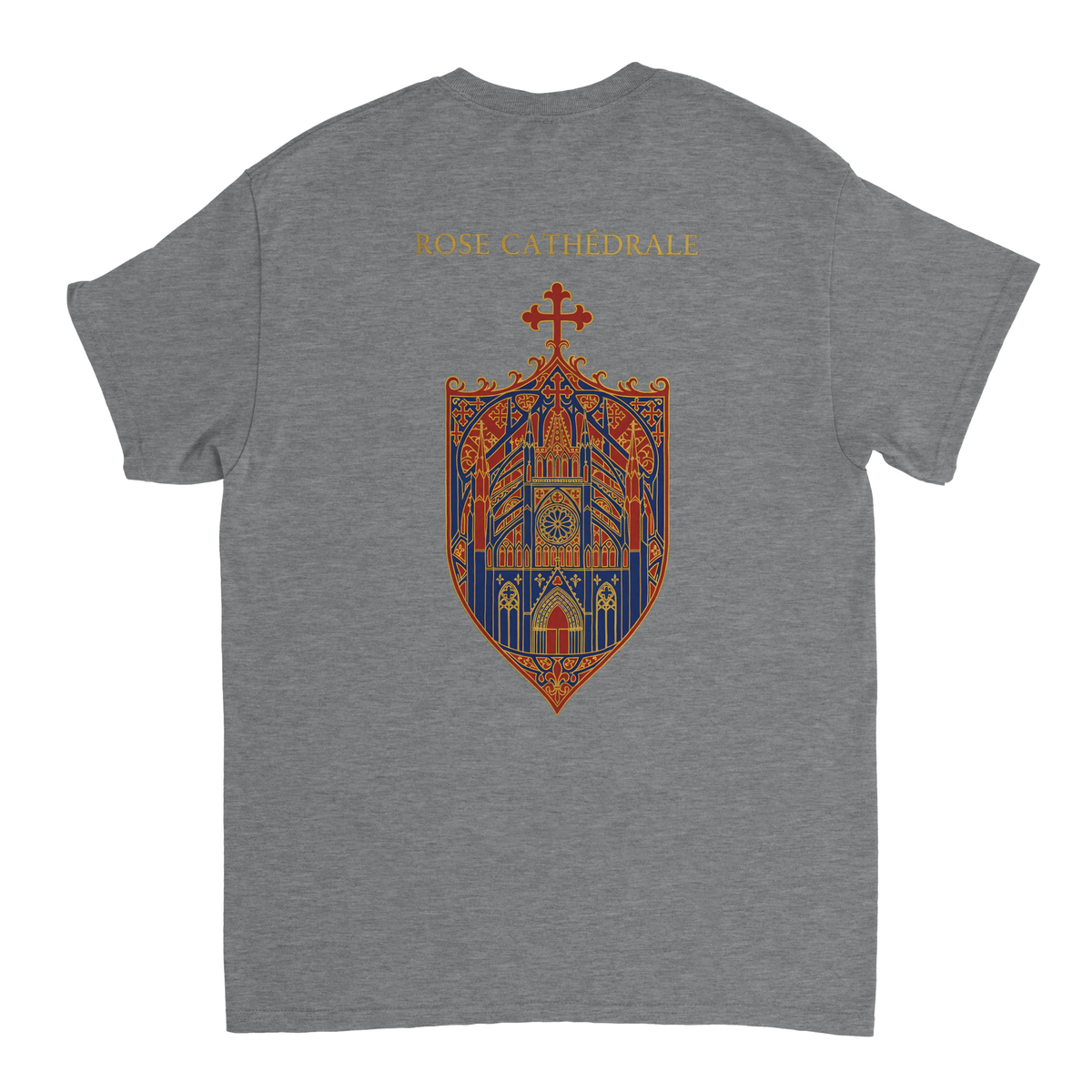 T-Shirt Femme Rose Cathédrale | Gildan 5000 Coton Épais