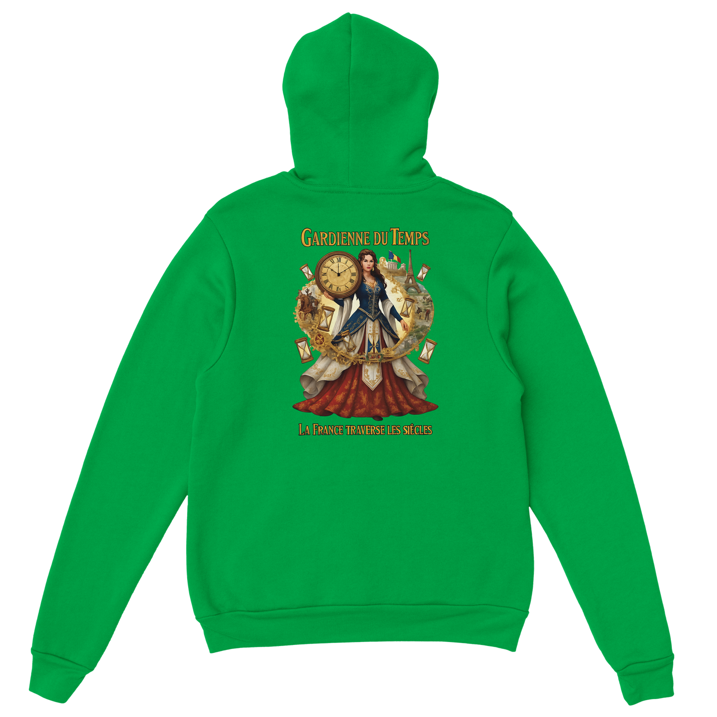 Sweat à Capuche Femme Gardienne du Temps - Confort Premium