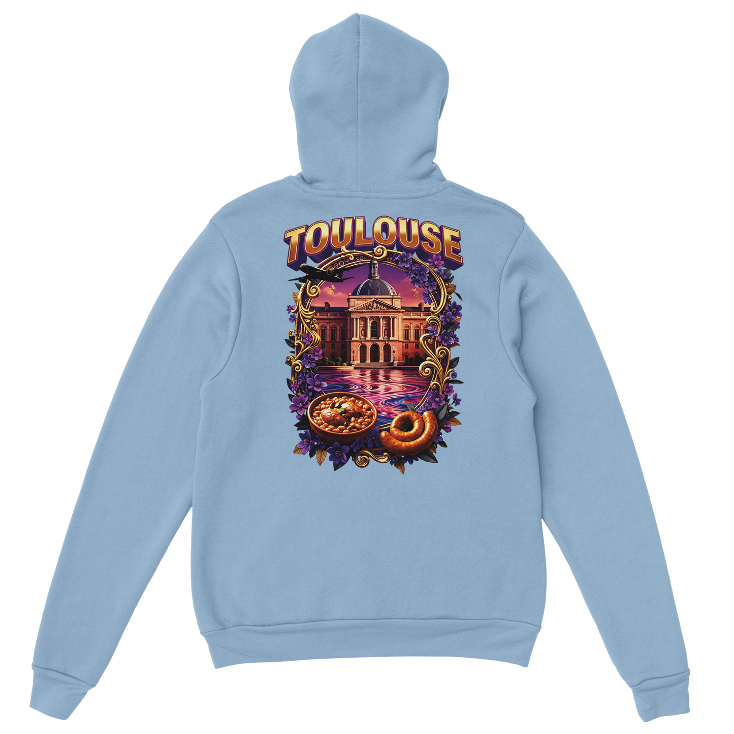 Sweat à Capuche Unisexe Toulouse – Ville de France – Confort Premium