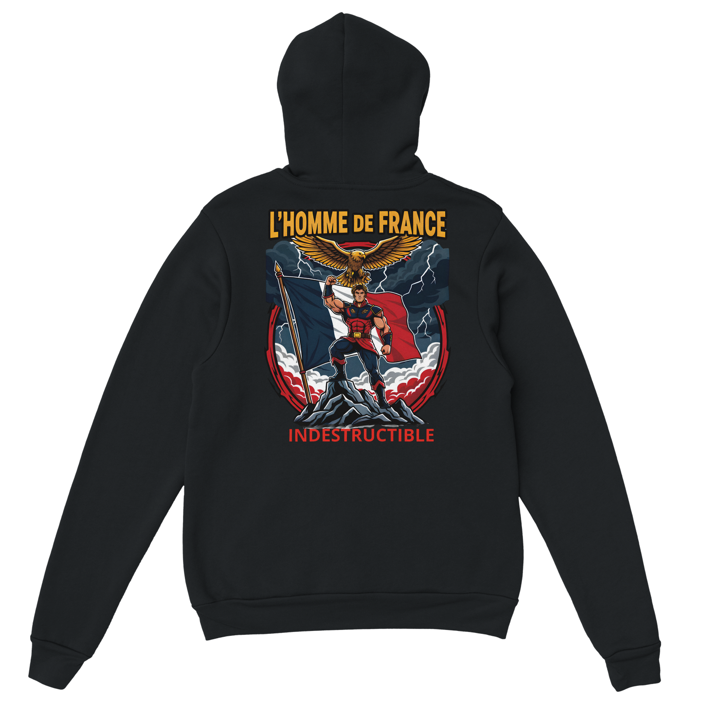Sweat à Capuche Homme homme de France - Design France - Confort Premium