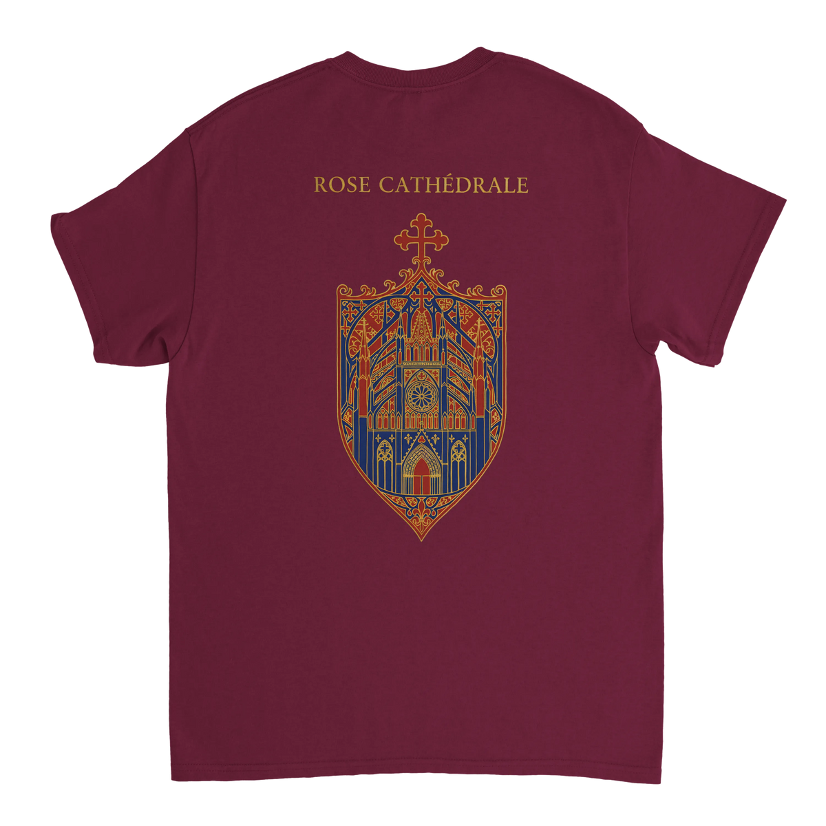T-Shirt Femme Rose Cathédrale | Gildan 5000 Coton Épais