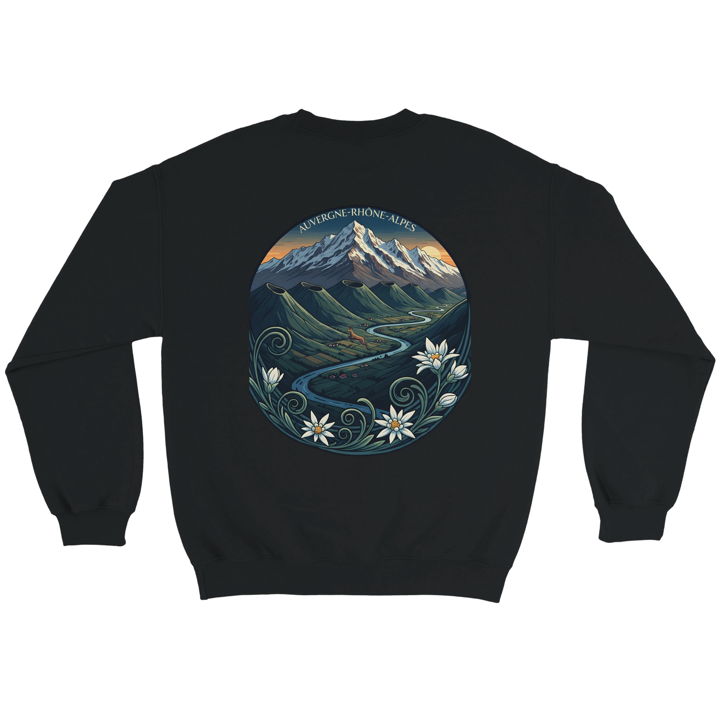 Sweat-shirt Unisexe Auvergne-Rhône-Alpes – Confort Classique