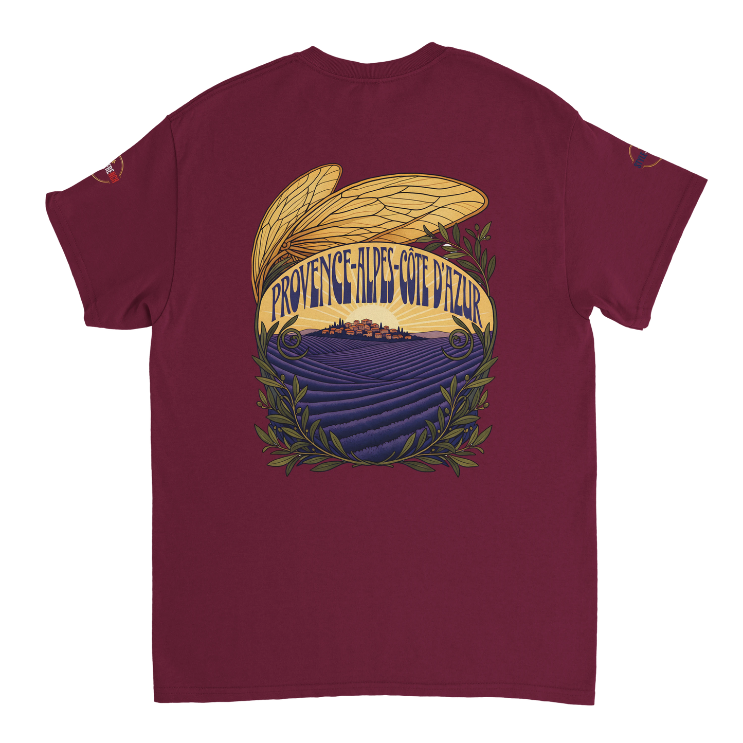 T-Shirt Unisexe Provence-Alpes-Côte d'Azur – Coton Épais Premium