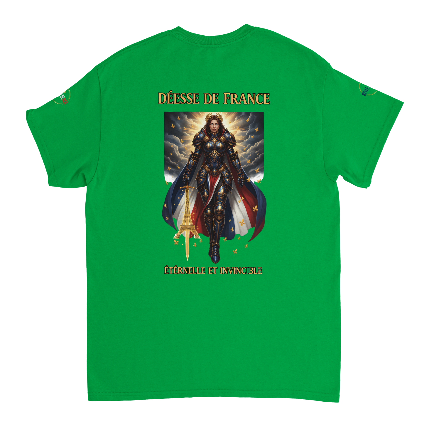 T-shirt Femme Déesse de France - Coton Épais à Coupe Classique