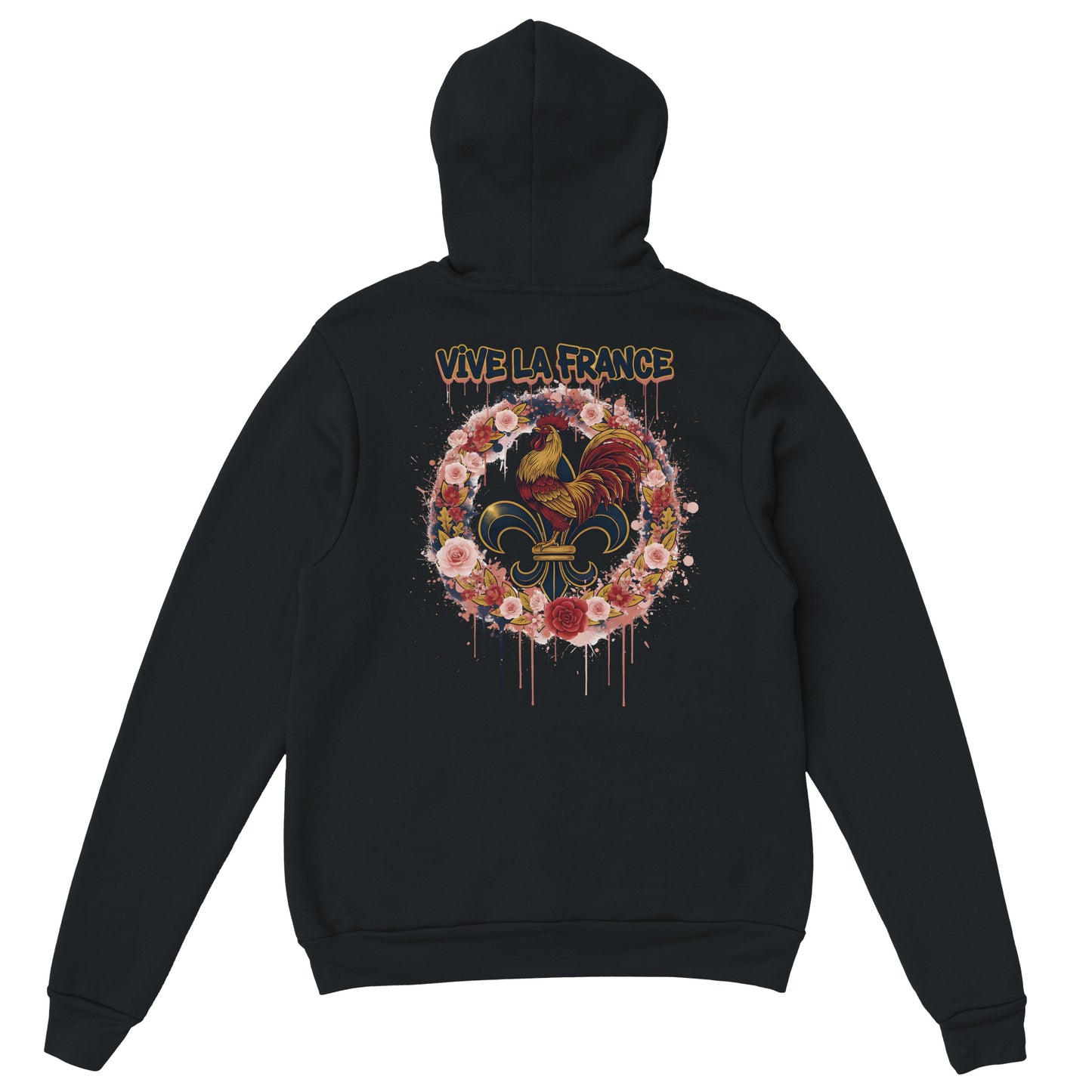 Sweat à capuche femme  Vive la France – Hoodie Premium Confortable et Résistant
