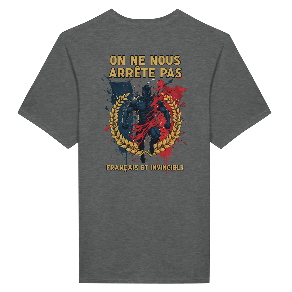 T-shirt Homme « On Nous Arrête Pas » - Classique Ras du Cou Gildan 64000