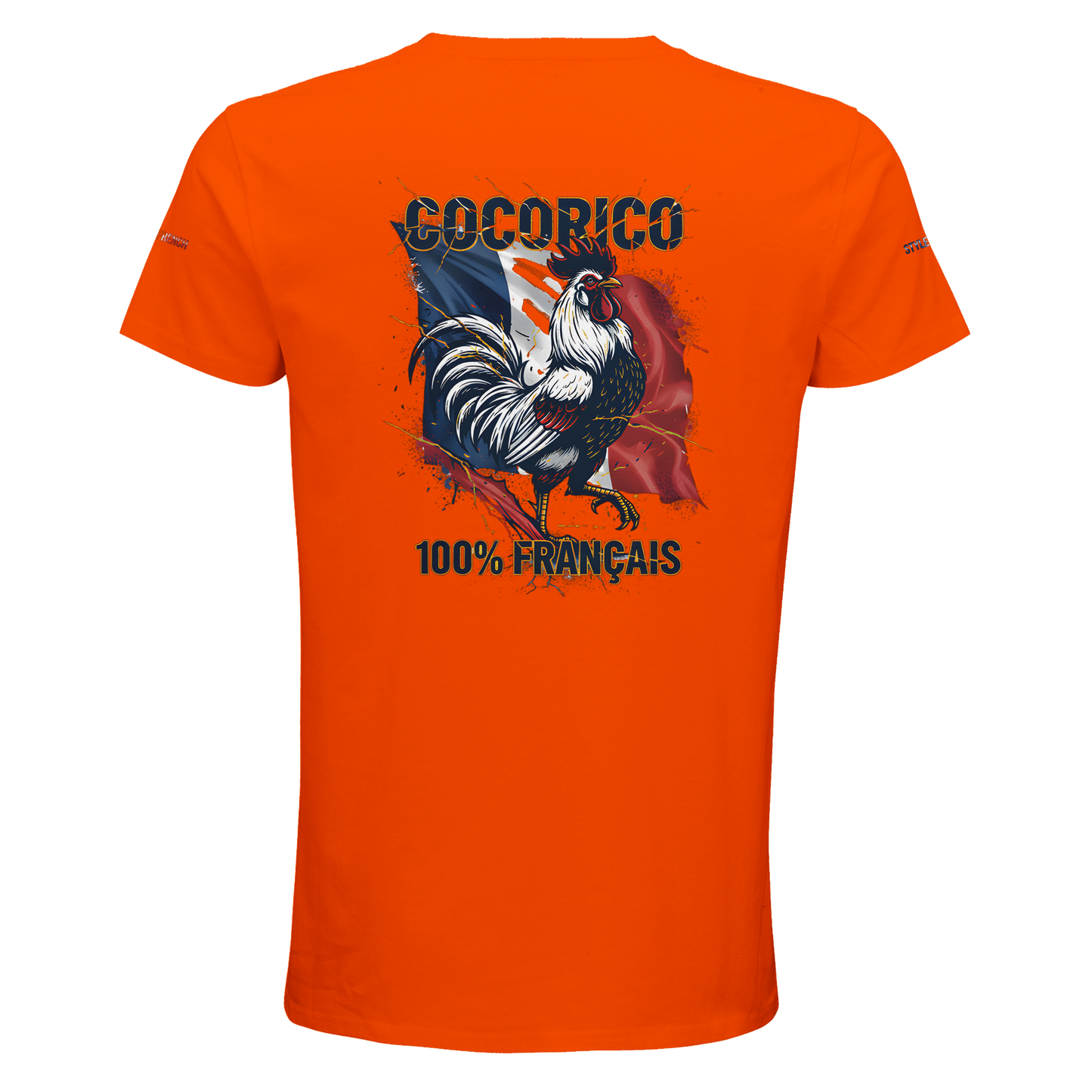T-shirt Homme Cocorico - Coton Bio Premium à Col Rond