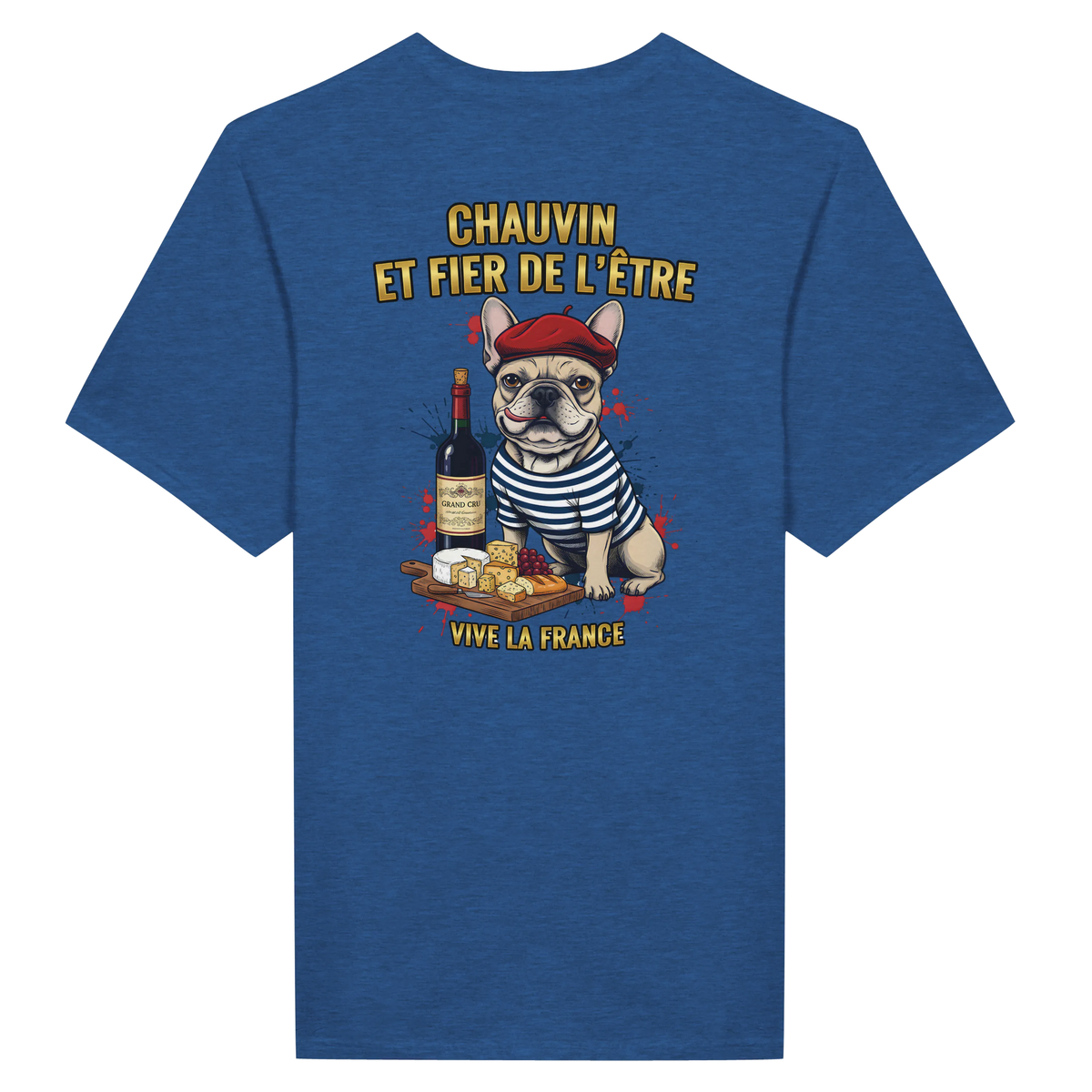 T-shirt Homme Chauvin et Fier de l'Être - Classique Ras du Cou Gildan 64000