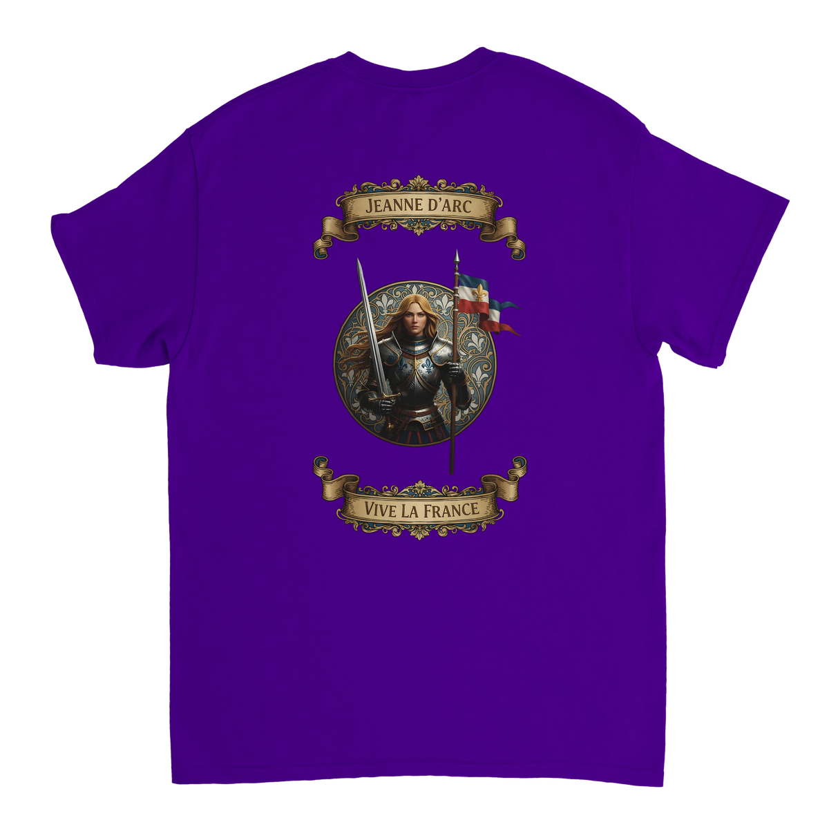 T-shirt Femme Jeanne d'Arc - Symbole Iconique en Coton Premium