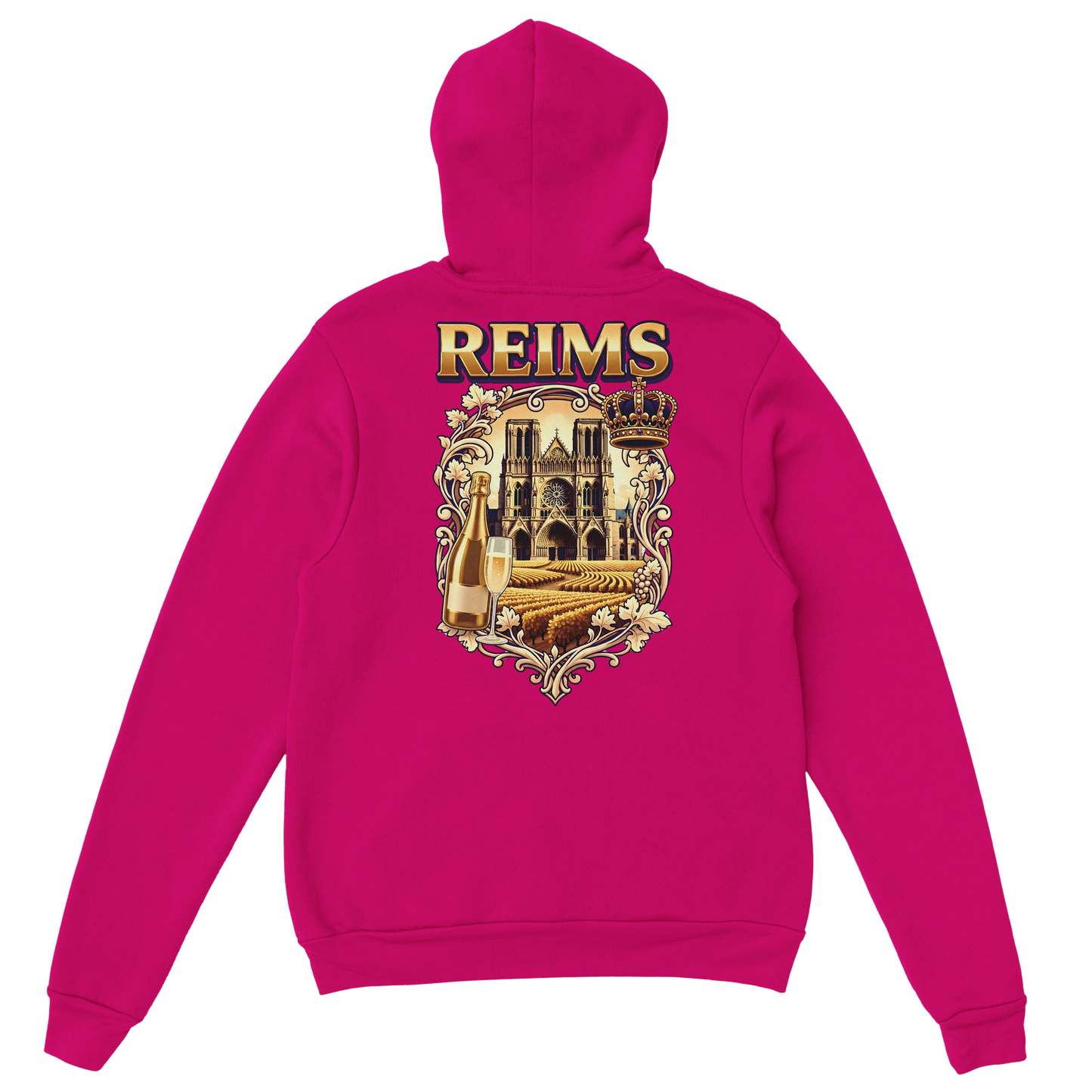 Sweat à capuche unisexe Reims - Confort premium avec conseils d'entretien