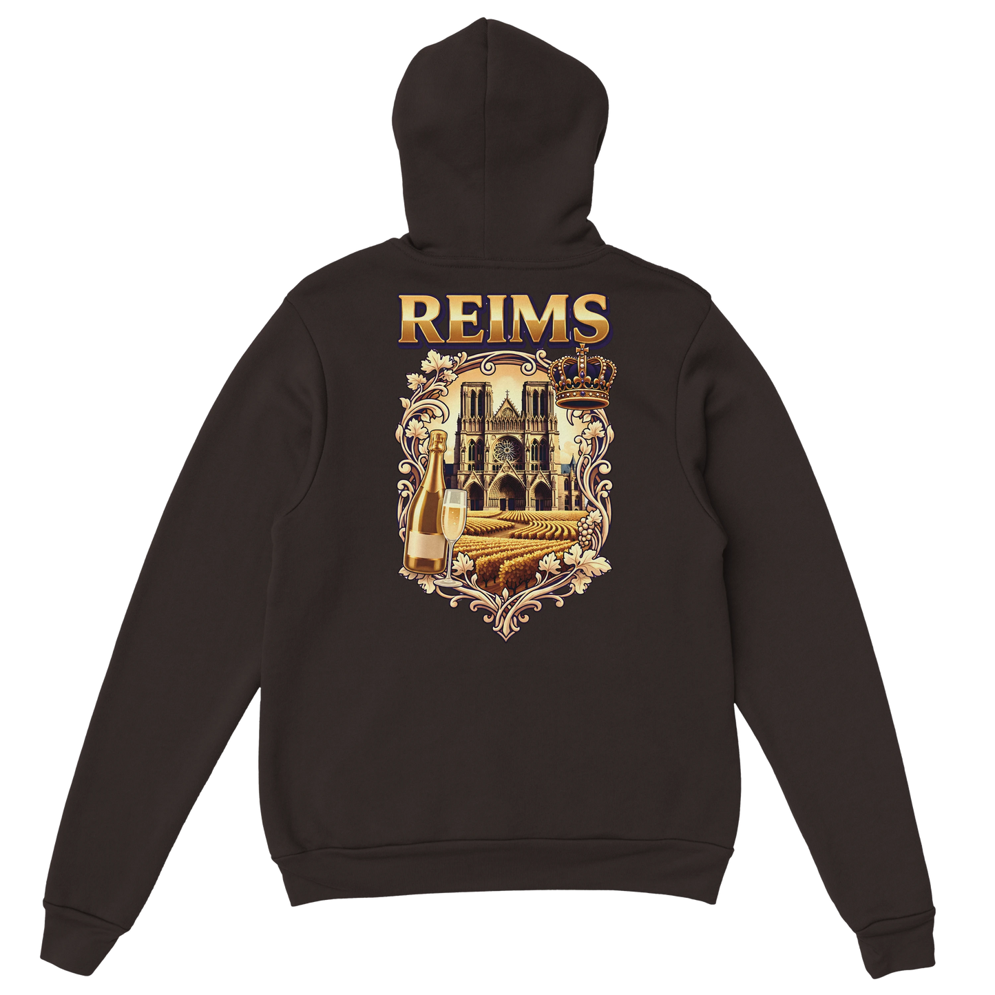 Sweat à capuche unisexe Reims - Confort premium avec conseils d'entretien
