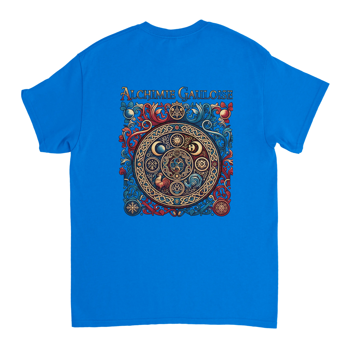 T-Shirt Homme Alchimie Gauloise – Coton Épais à Coupe Classique