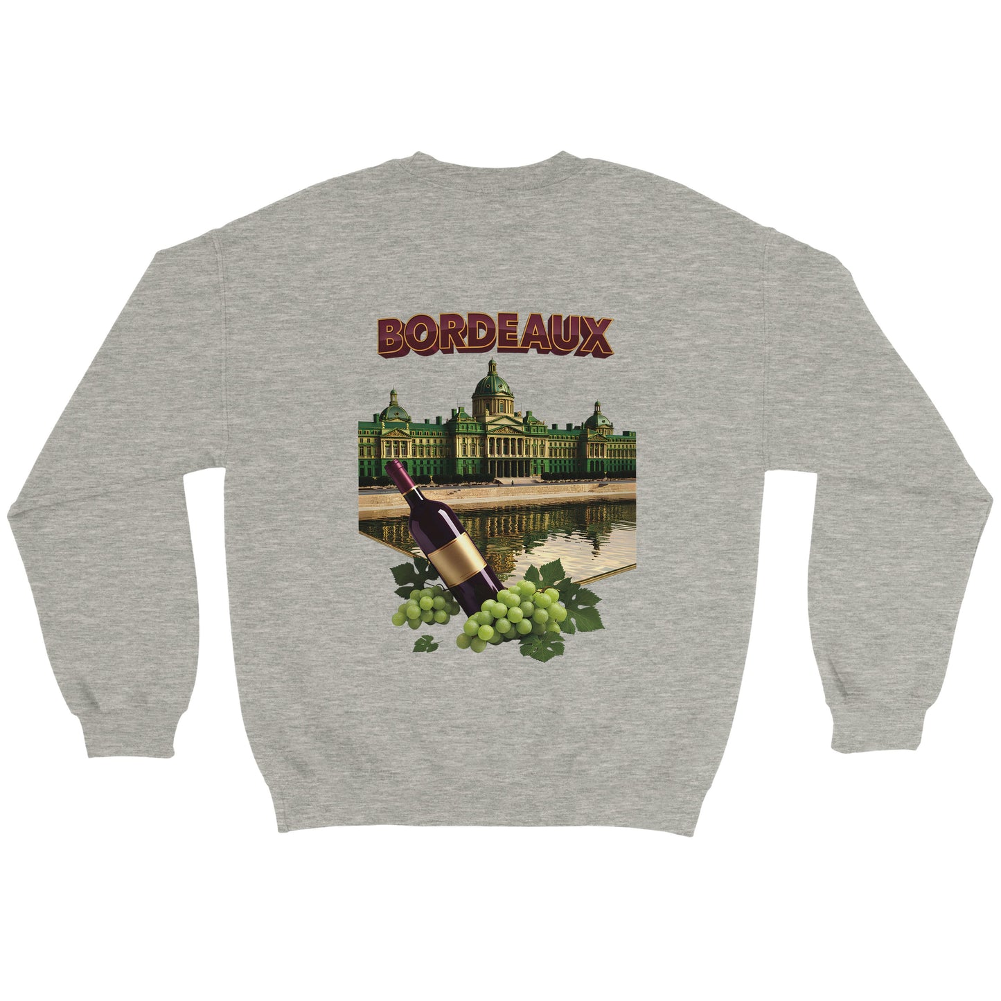 Sweat-shirt Unisexe Bordeaux Ville de France – Classique et Confortable